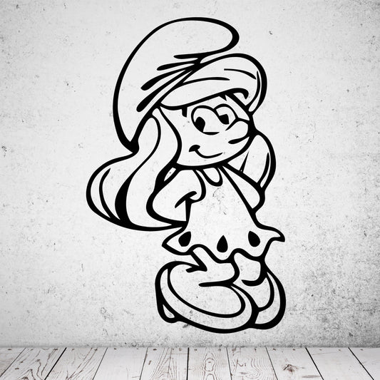Wandtattoo Die Schlümpfe Schlumpfine