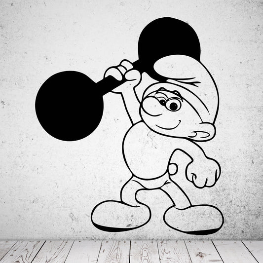 Wandtattoo Die Schlümpfe Hefti