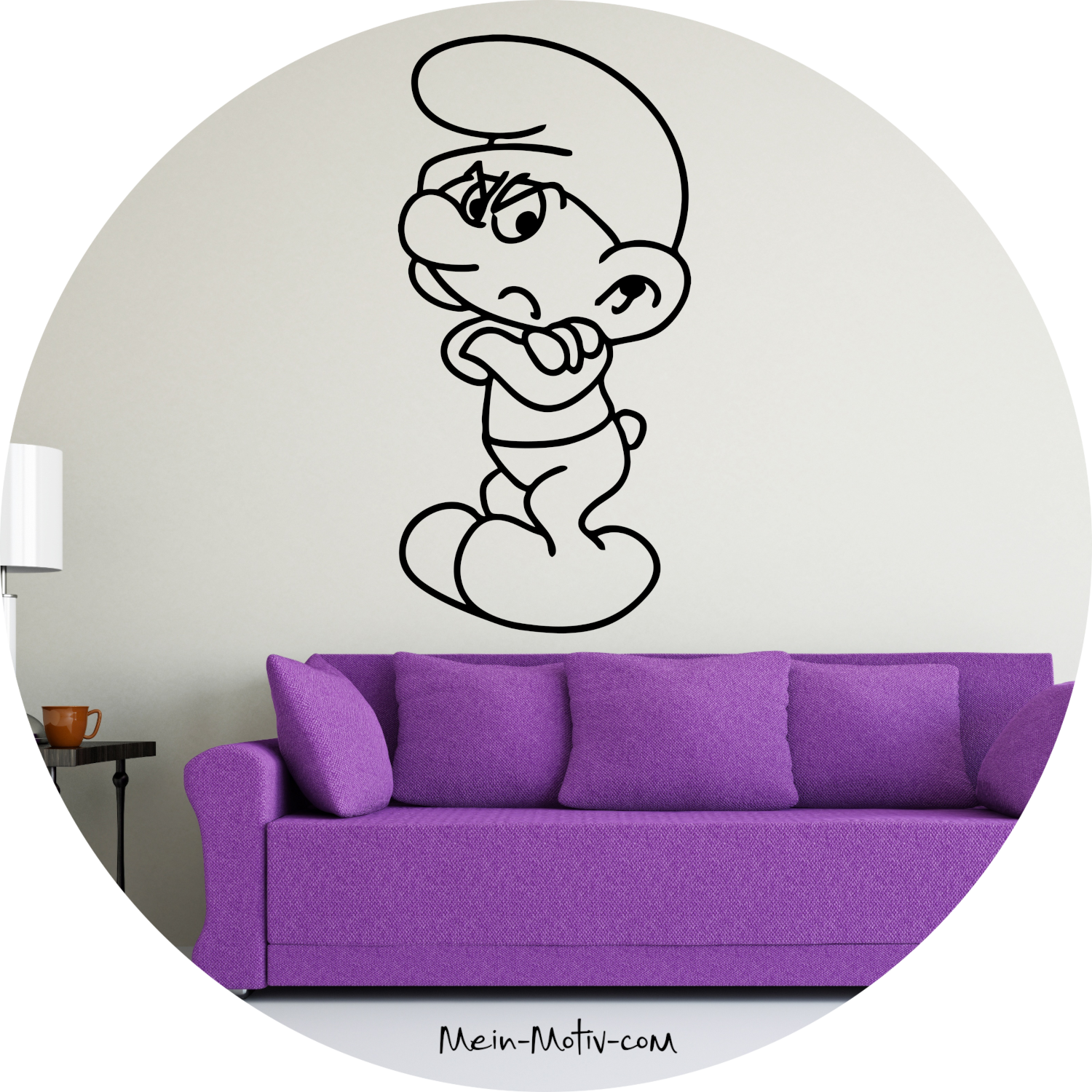 Wandtattoo Die Schlümpfe Muffi