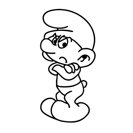 Wandtattoo Die Schlümpfe Muffi