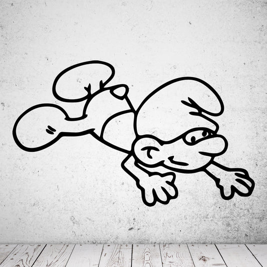 Wandtattoo Die Schlümpfe Clumsy