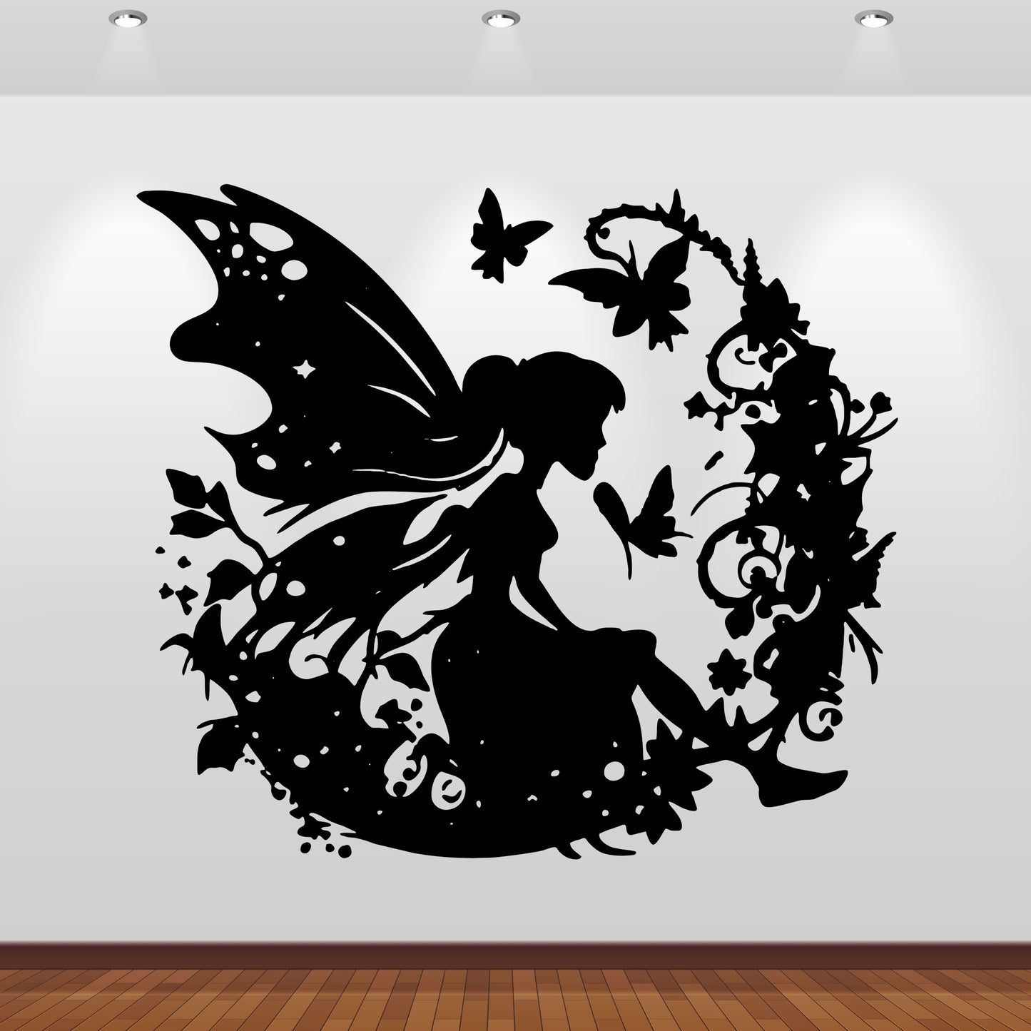 Wandtattoo Baumelfe