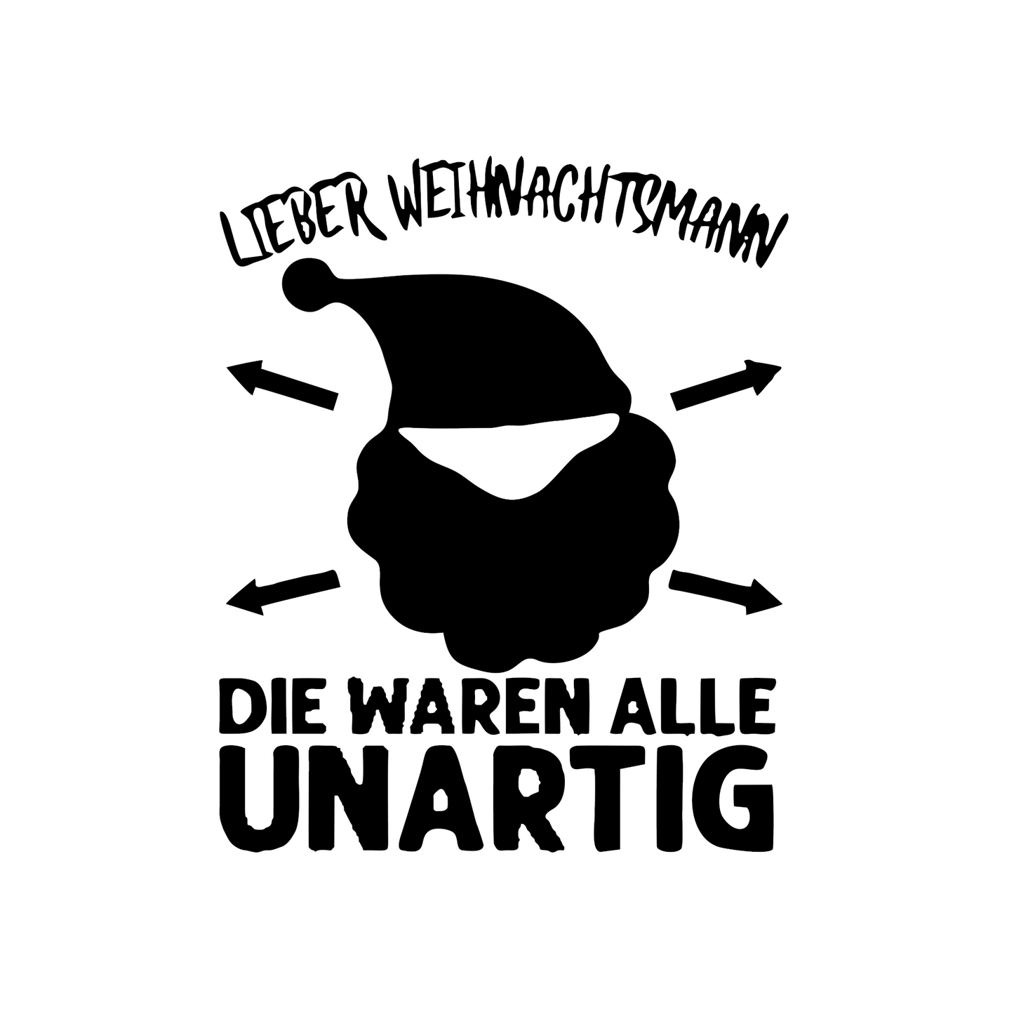 Wandtattoo Lieber Weihnachtsmann