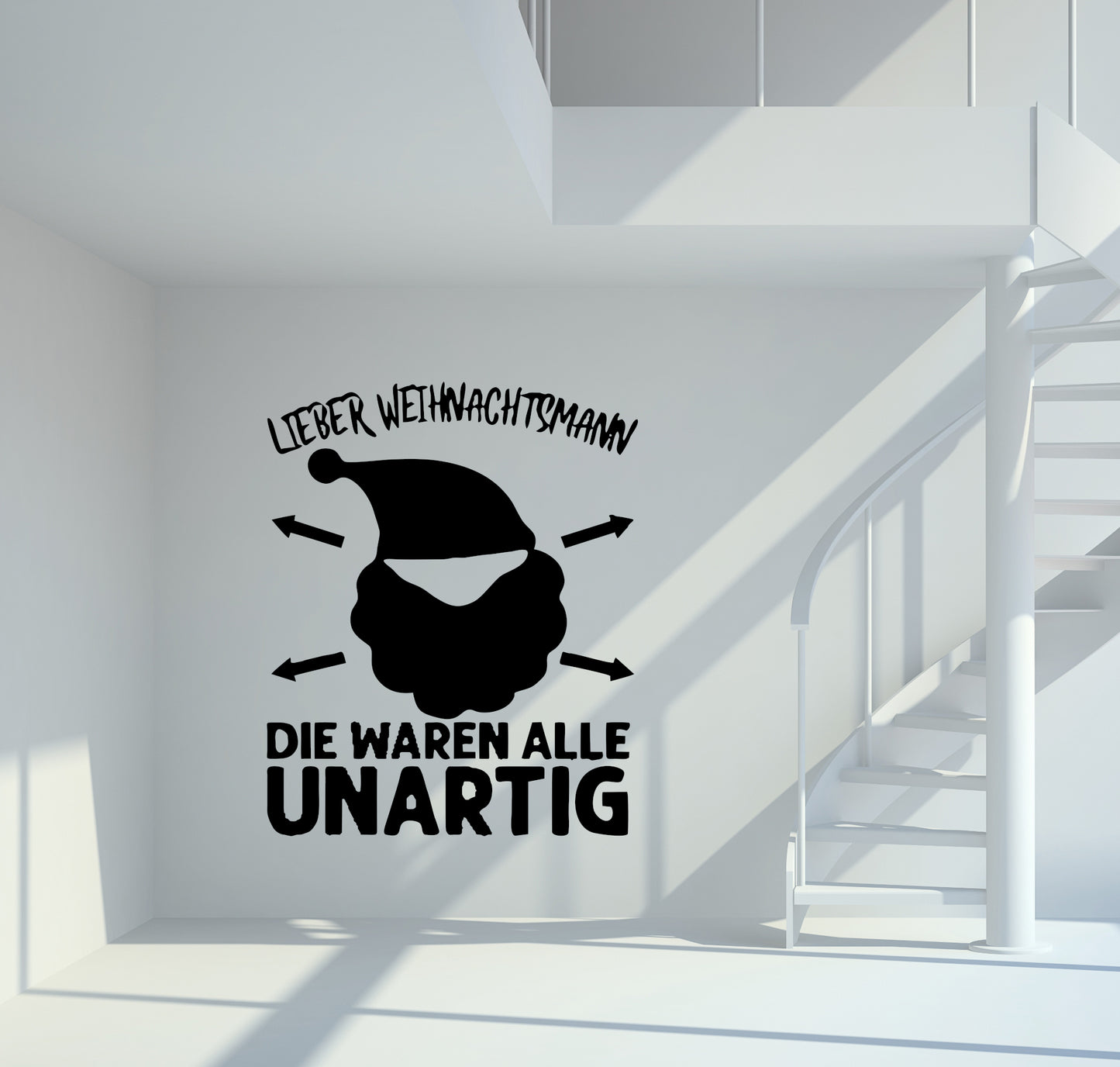 Wandtattoo Lieber Weihnachtsmann