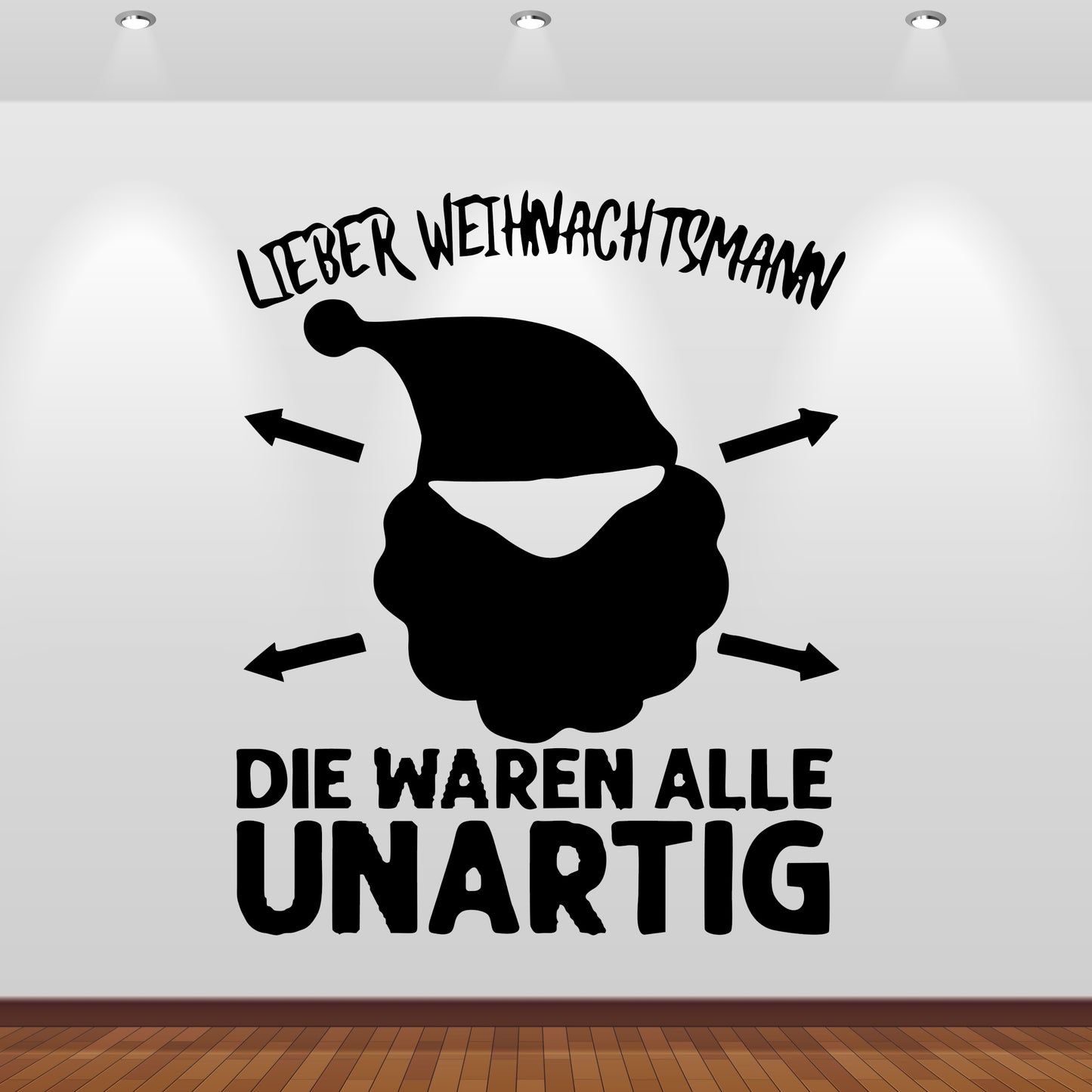 Wandtattoo Lieber Weihnachtsmann