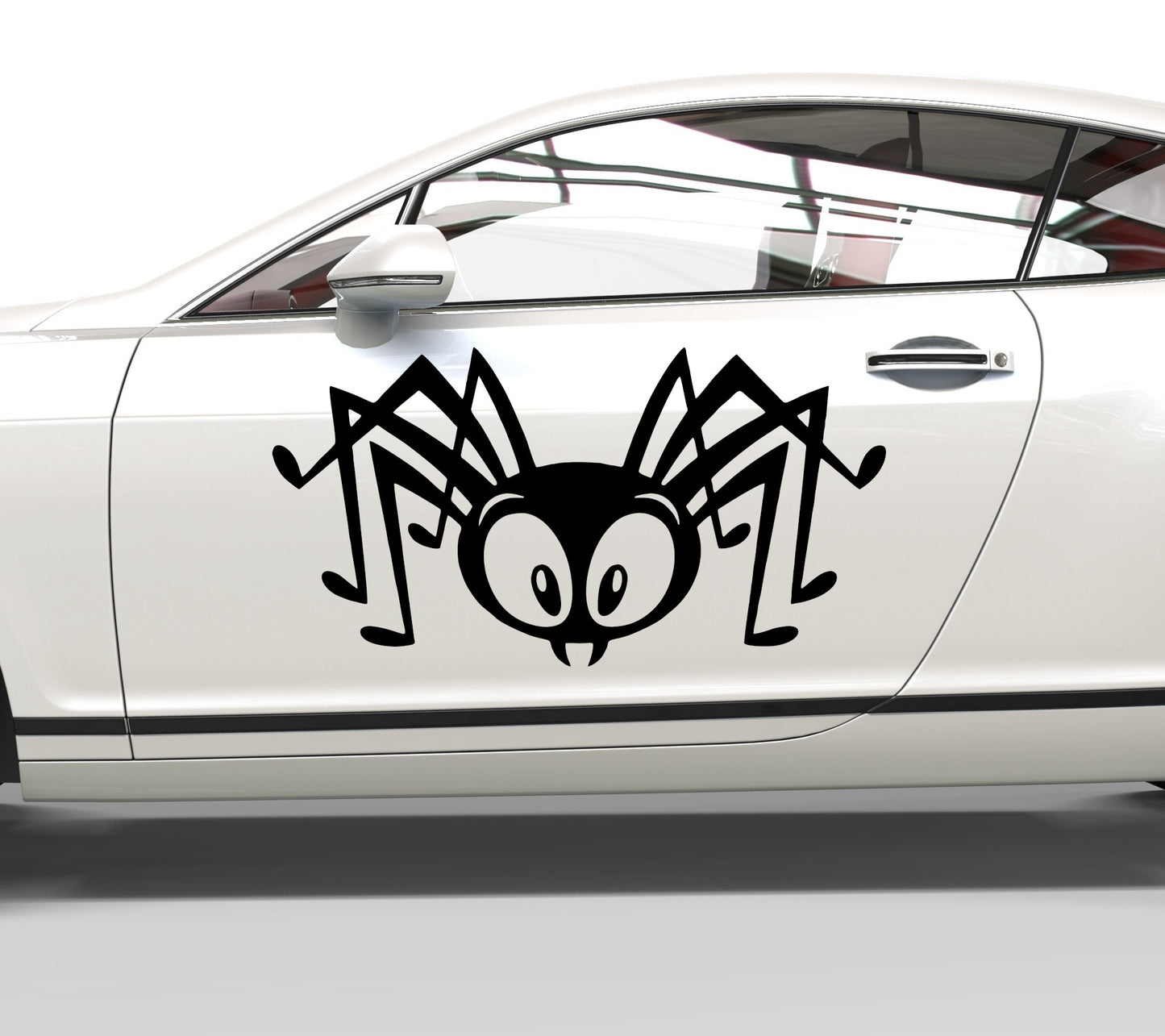 Autoaufkleber Spinne witzig