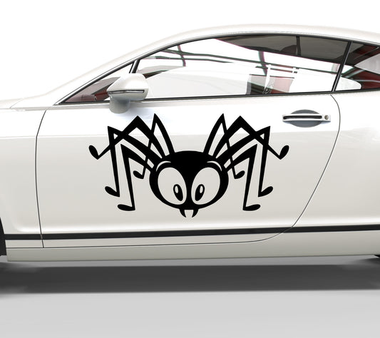 Autoaufkleber Spinne witzig