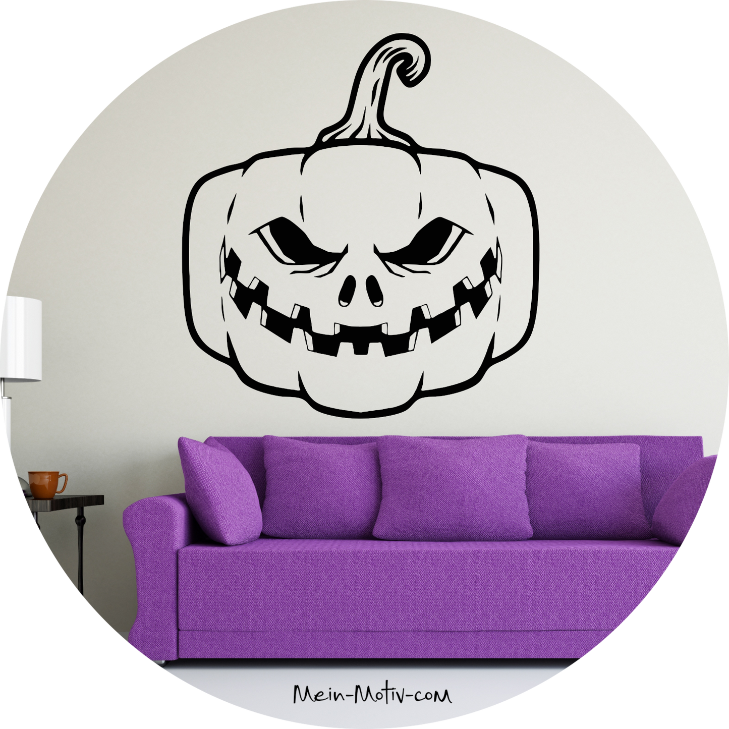 Wandtattoo Kürbis - Halloween