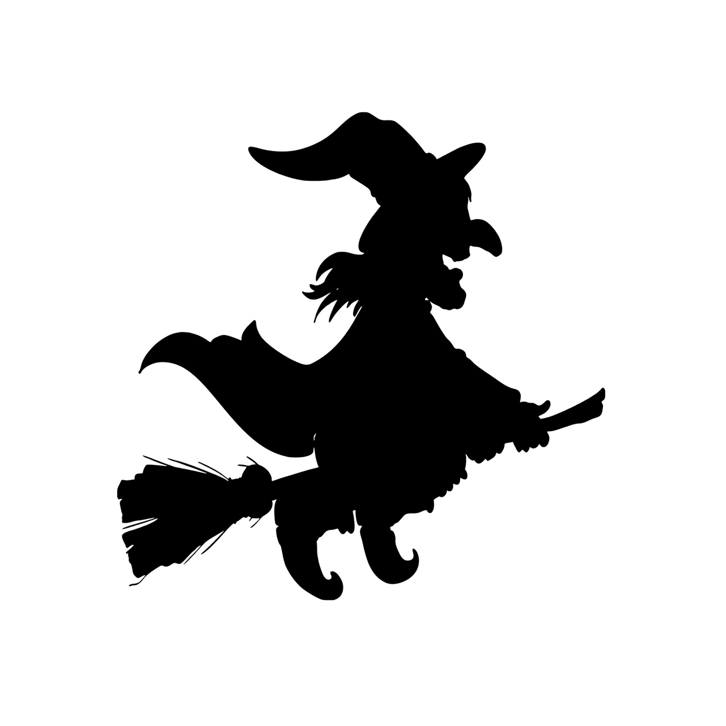 Wandtattoo Silhouette Hexe
