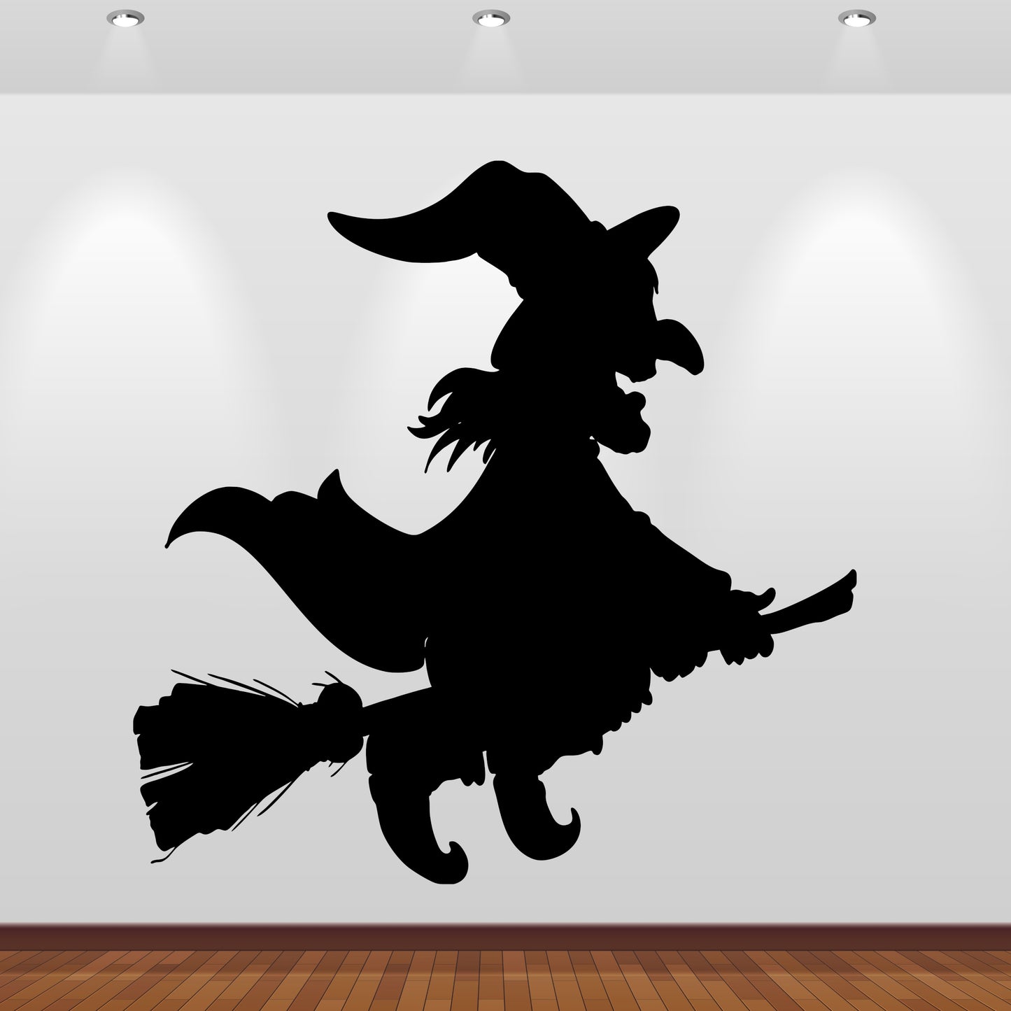 Wandtattoo Silhouette Hexe