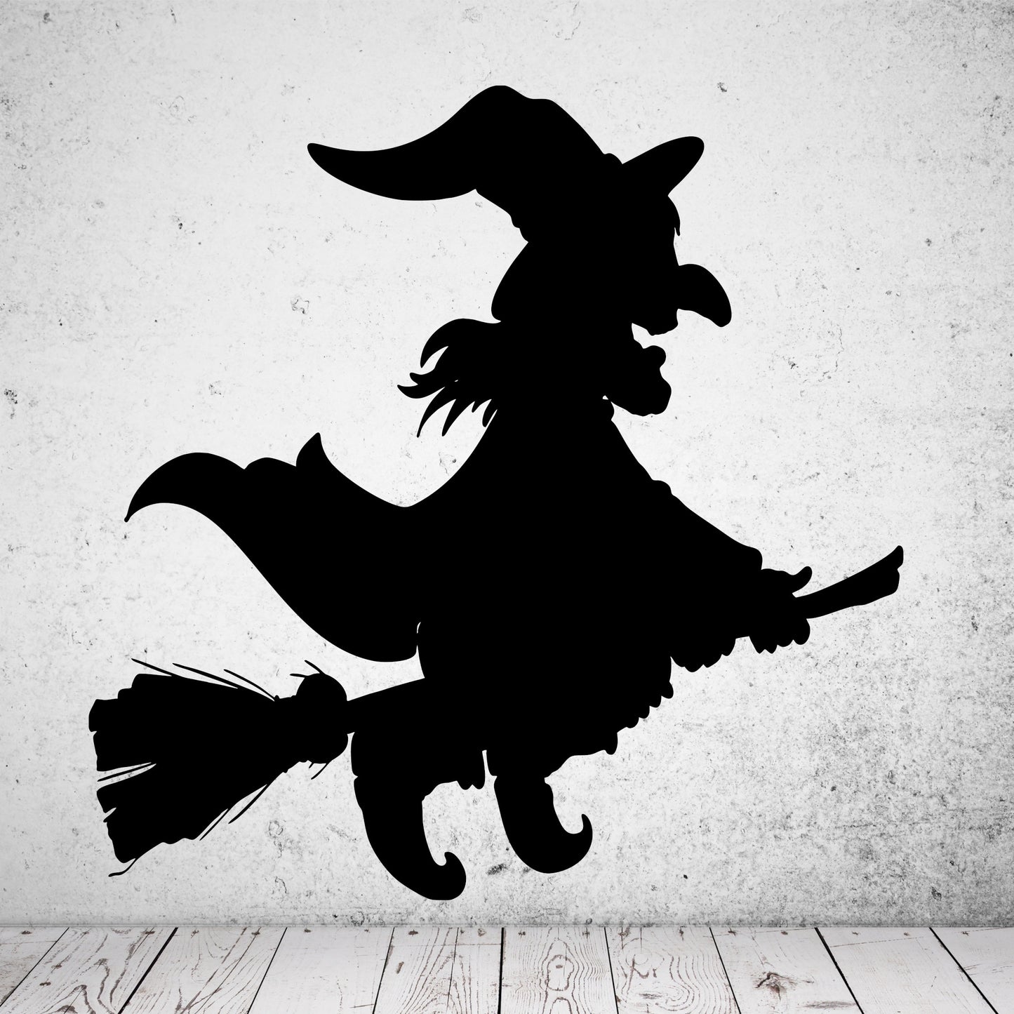 Wandtattoo Silhouette Hexe