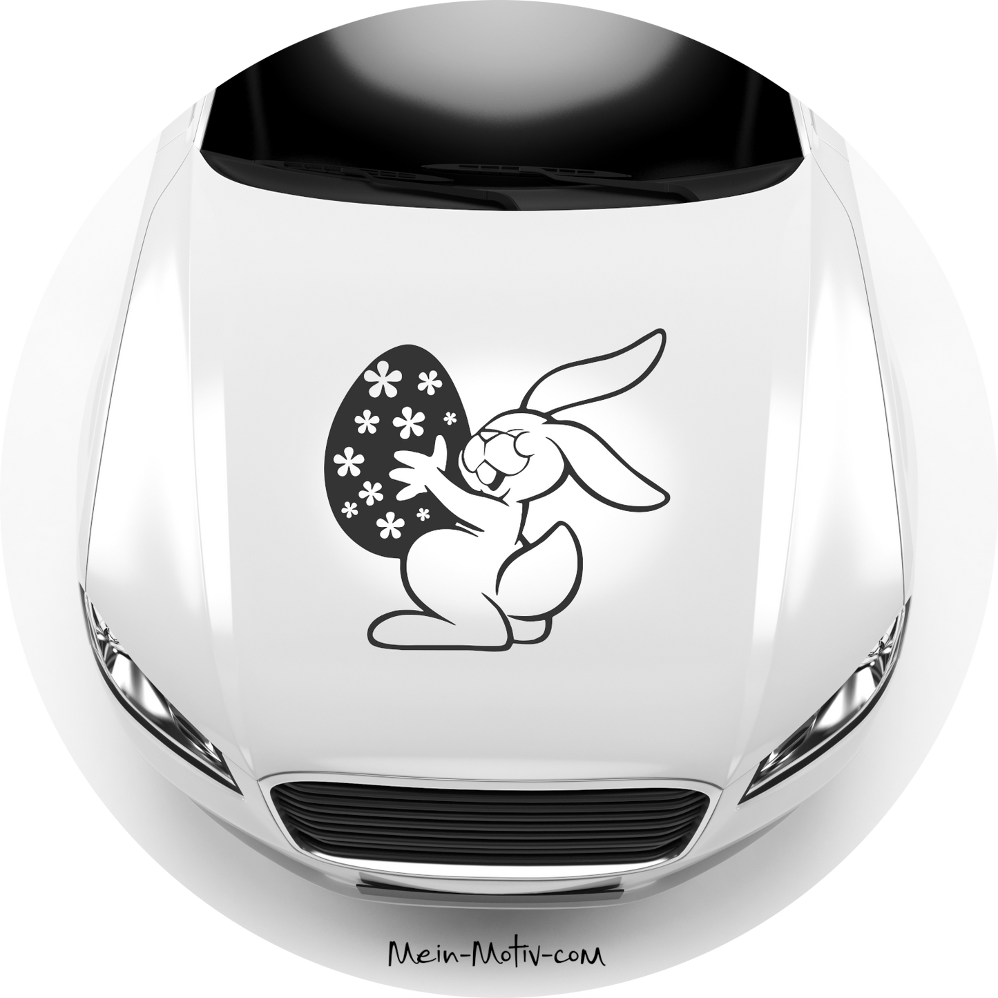 Autoaufkleber Osterhase