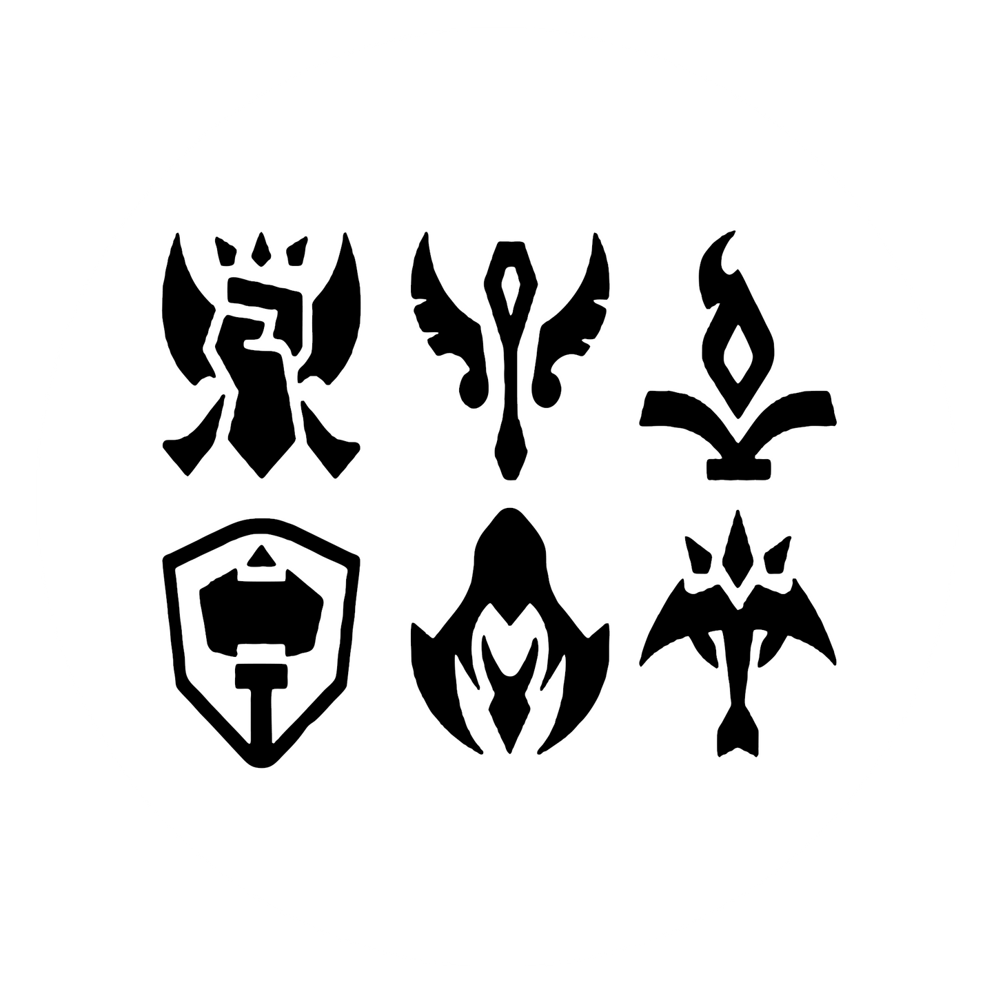 Autoaufkleber - LoL - League of Legends - Icons