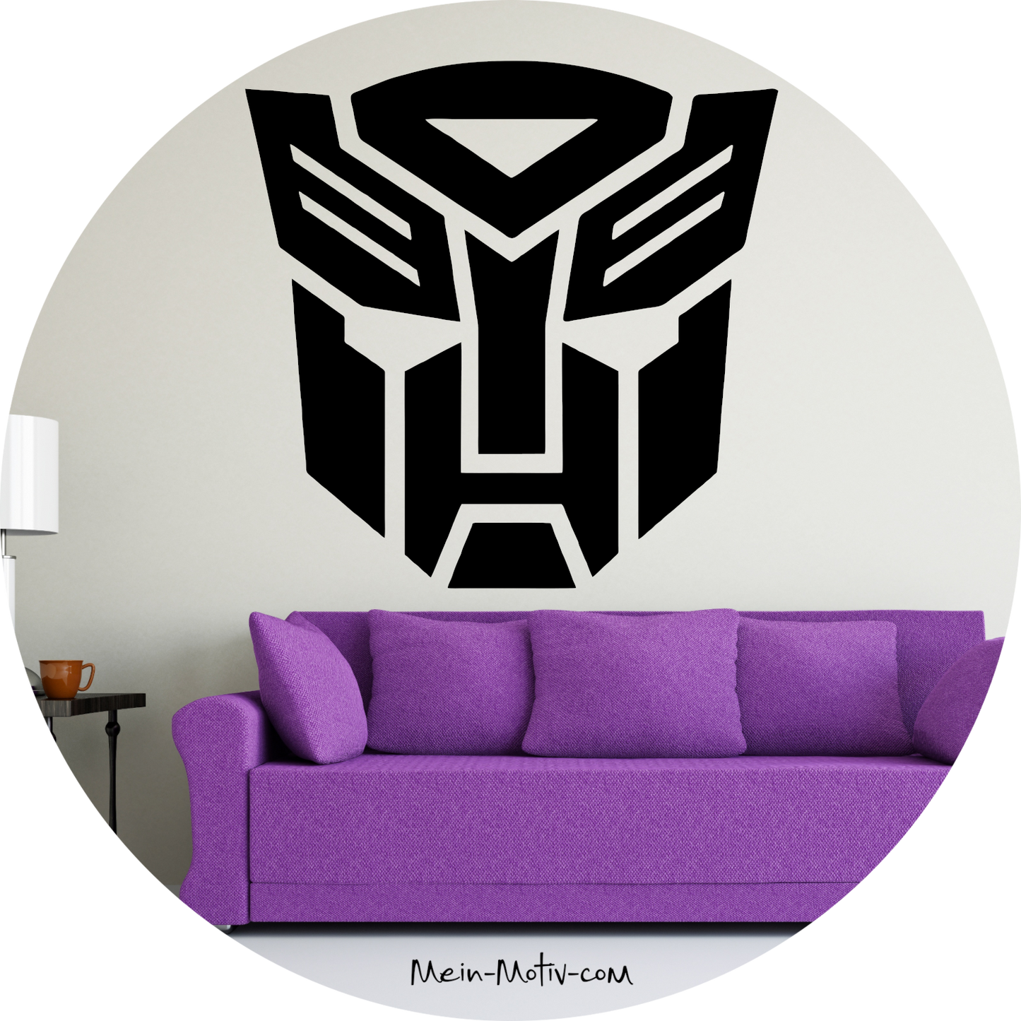 Wandtattoo Transformers Maske