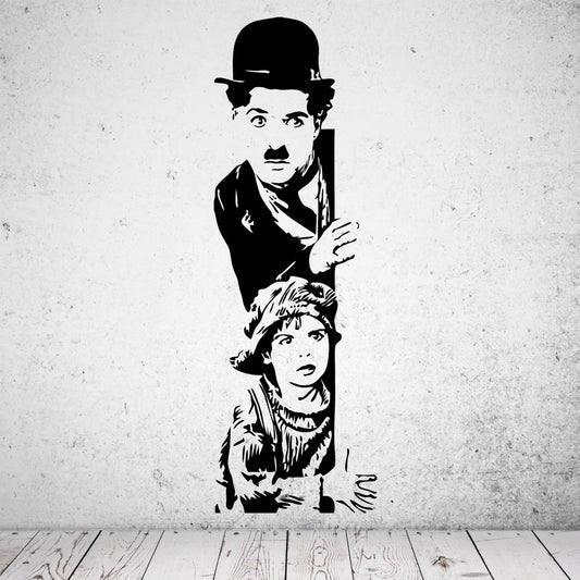 Wandtattoo Charlie Chaplin 2