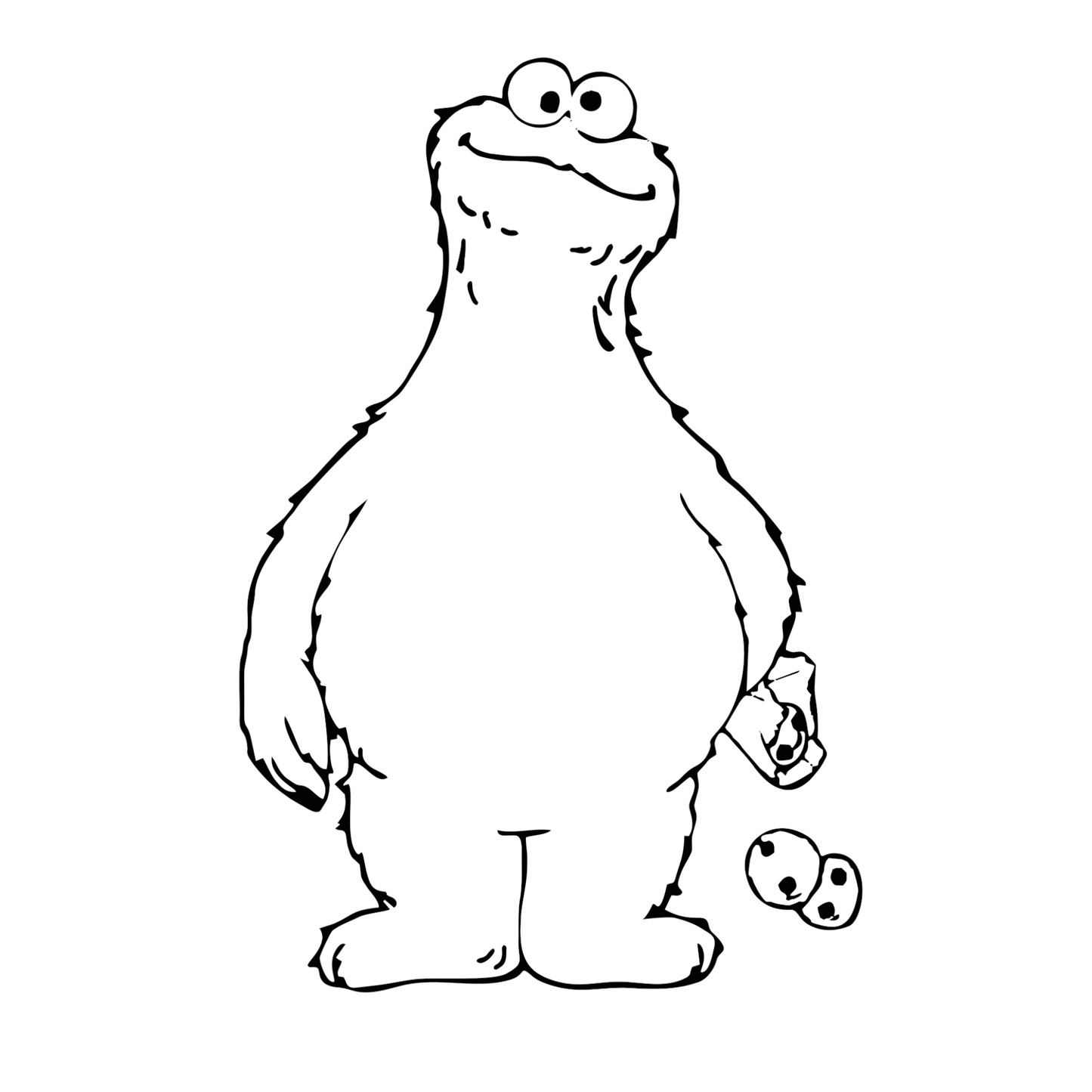 Wandtattoo Krümelmonster Sesamstraße