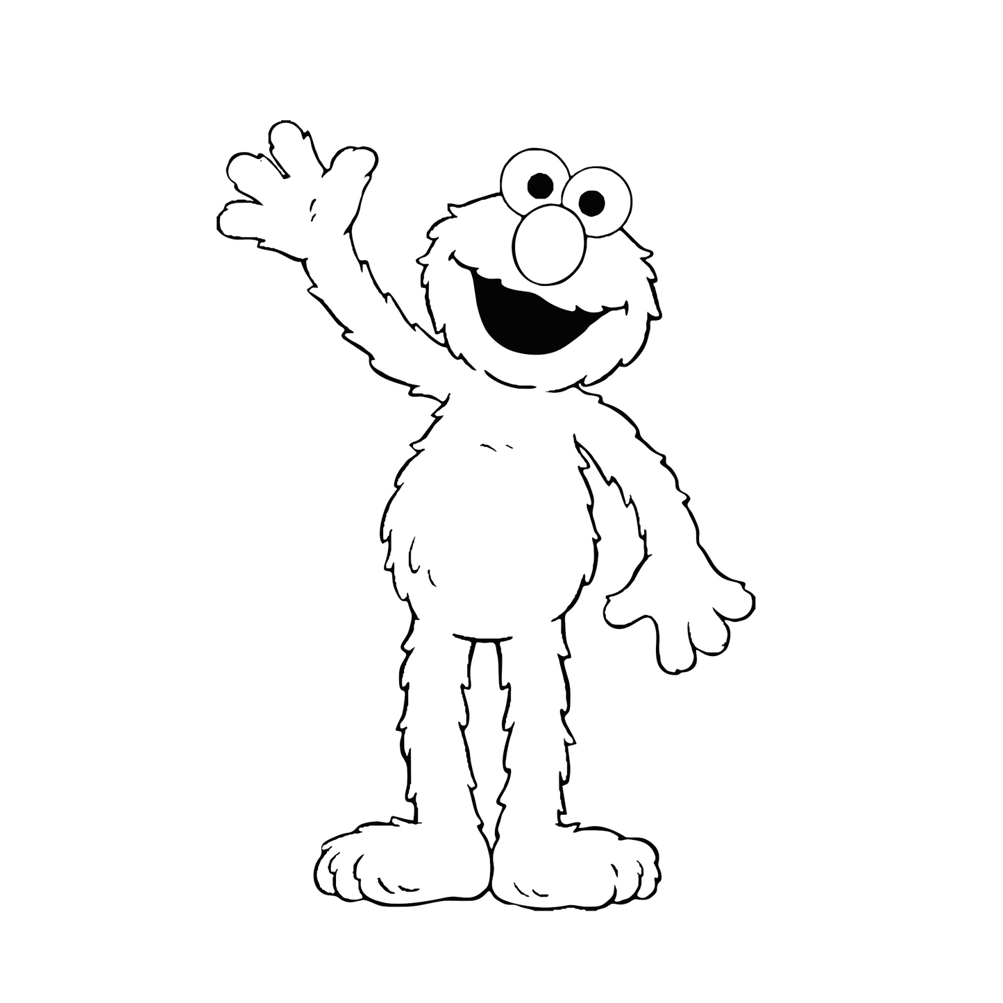 Wandtattoo Elmo Sesamstraße