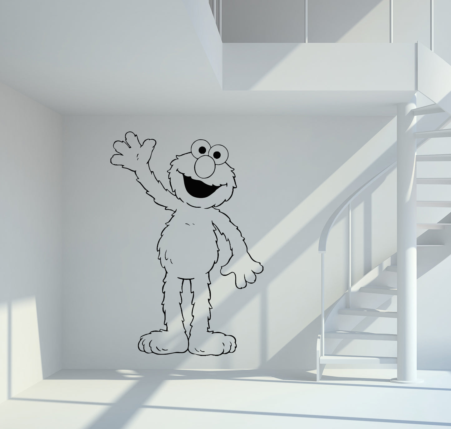 Wandtattoo Elmo Sesamstraße