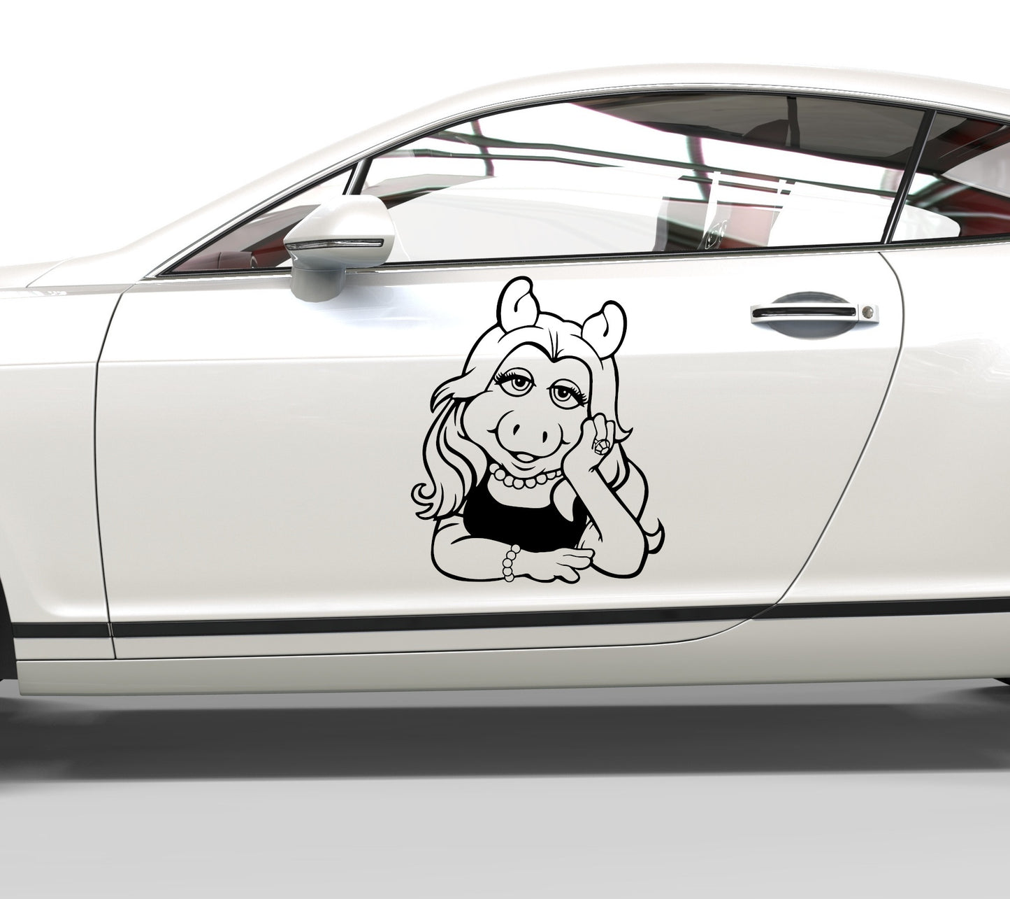 Autoaufkleber Miss Piggy - Muppet Show
