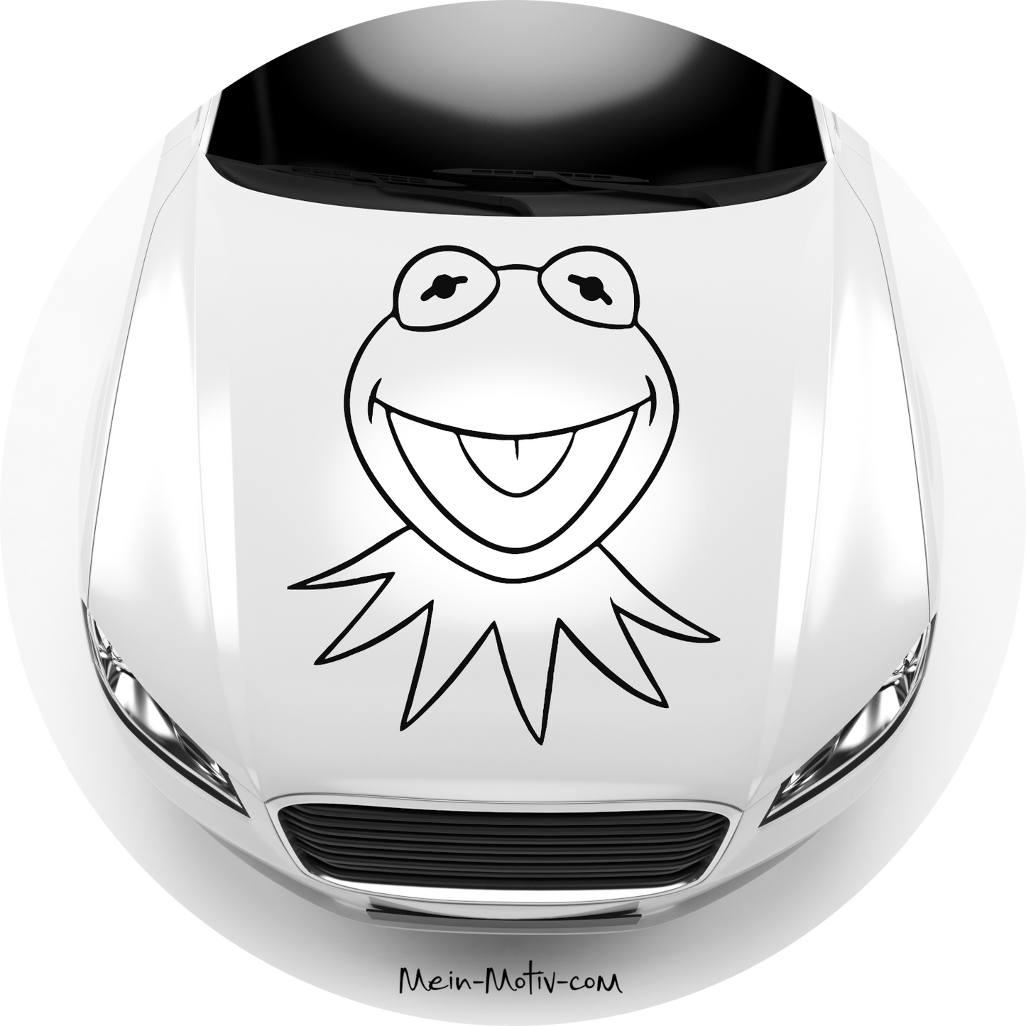 Autoaufkleber Kermit der Frosch - Muppet Show