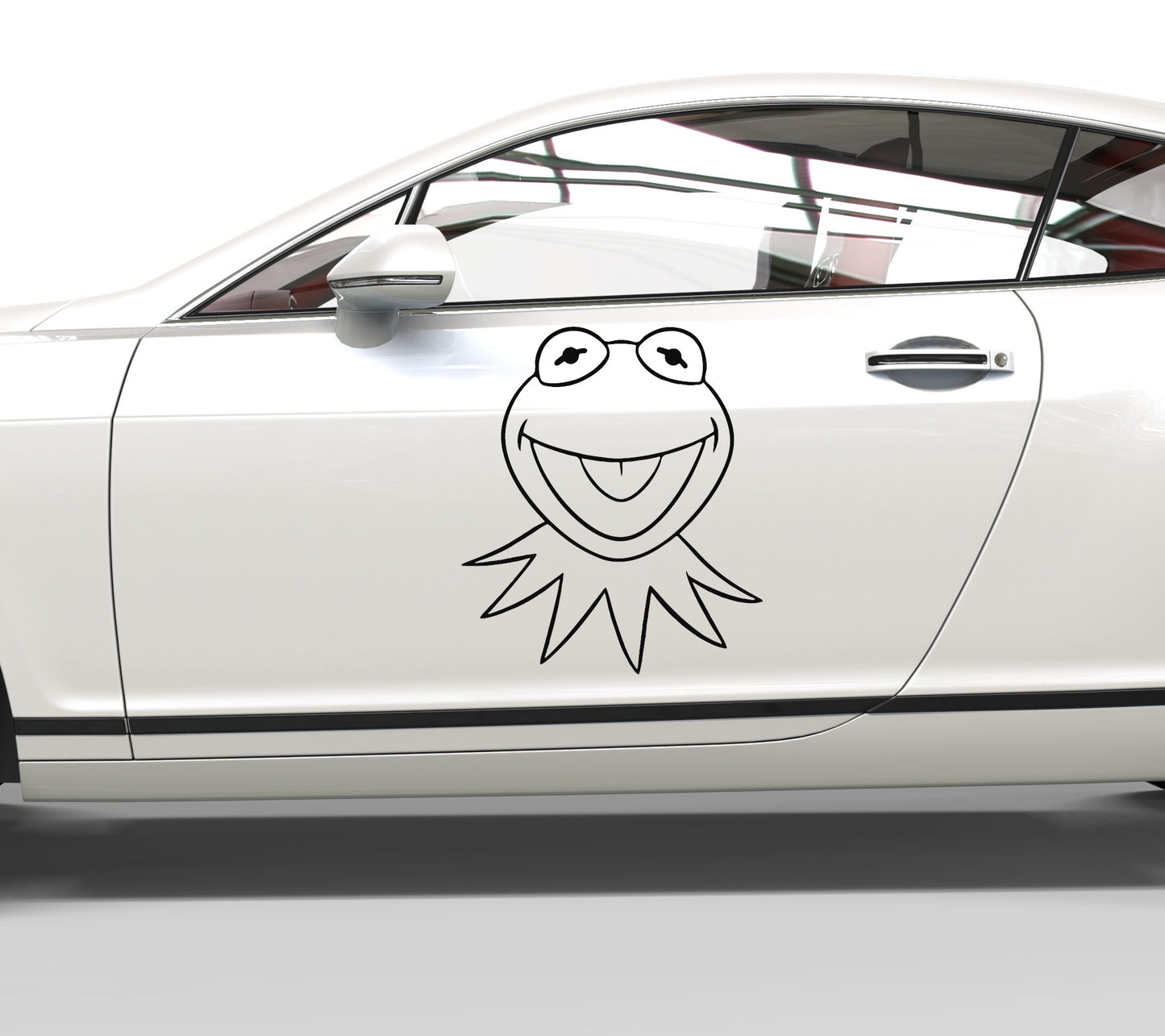 Autoaufkleber Kermit der Frosch - Muppet Show