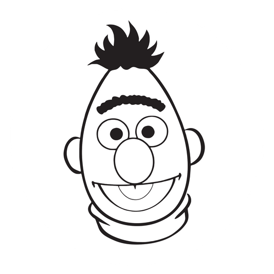 Wandtattoo Bert Sesamstraße