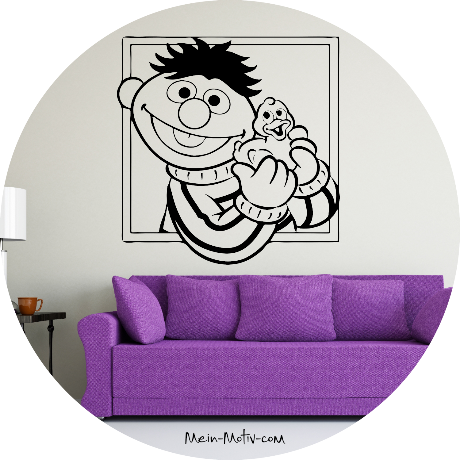 Wandtattoo Ernie Sesamstraße