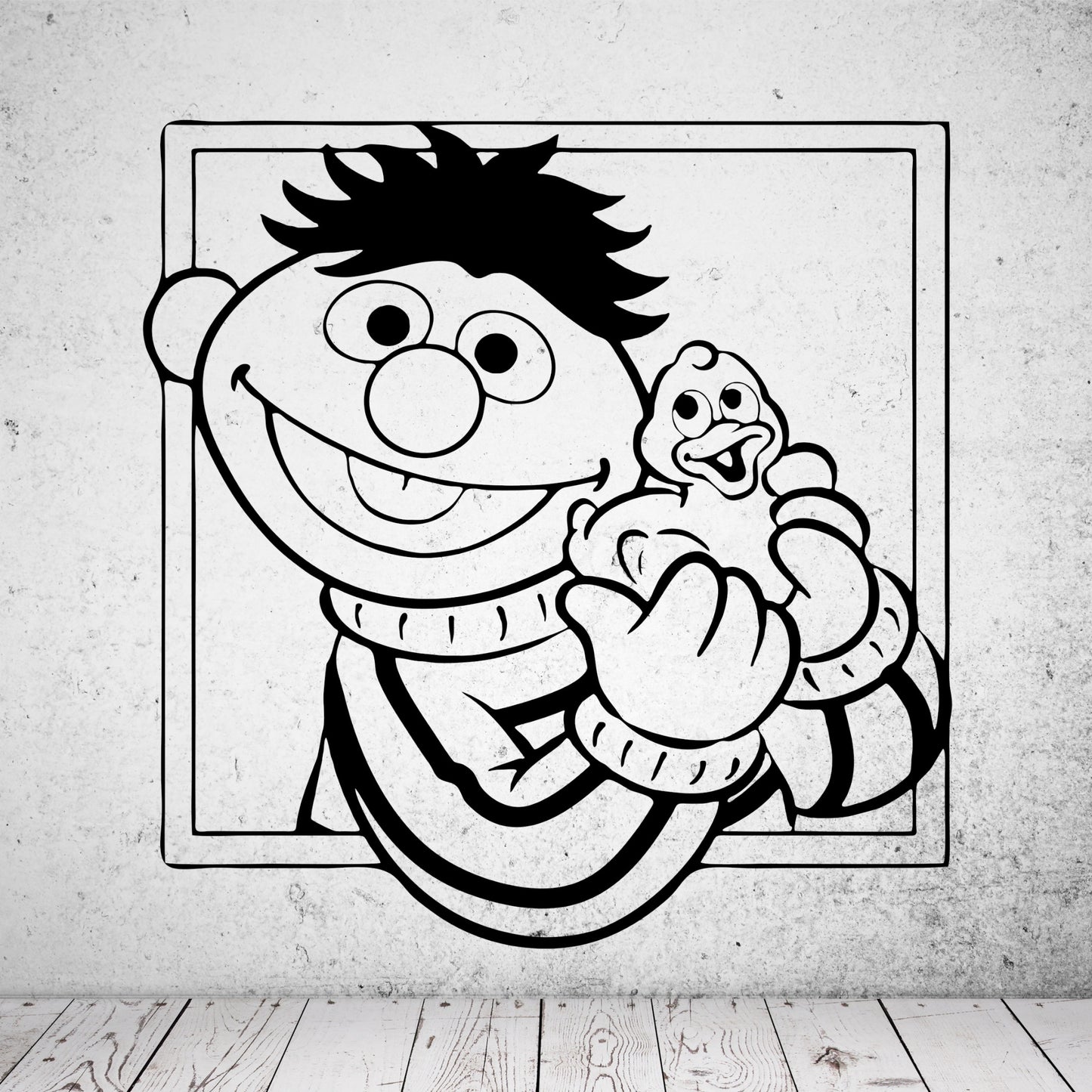 Wandtattoo Ernie Sesamstraße