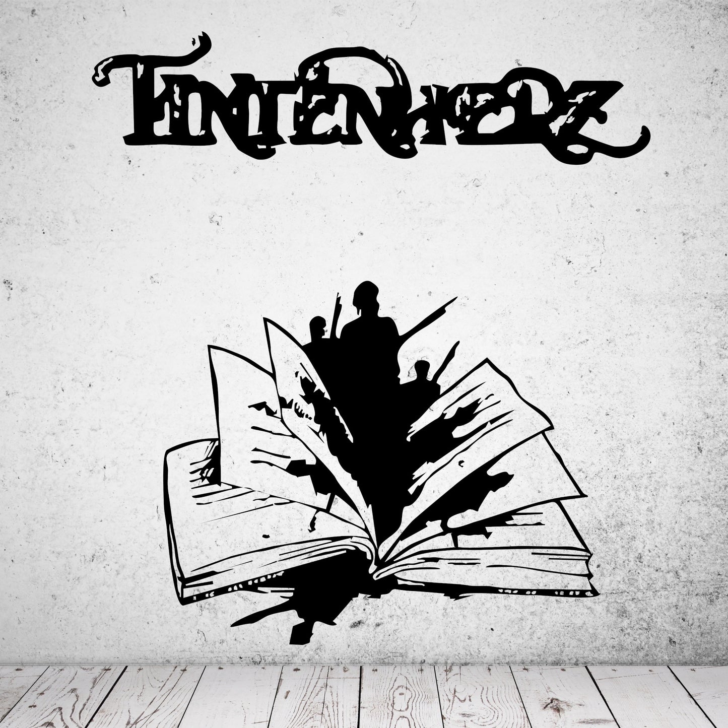 Wandtattoo Tintenherz - Heraus lesen