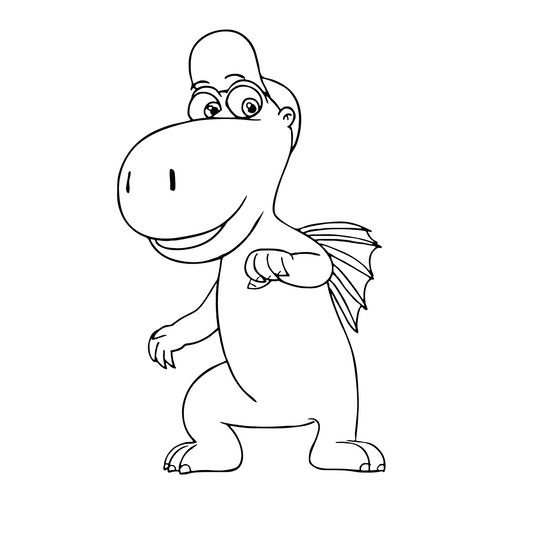 Autoaufkleber Drache Kokosnuss Portrait