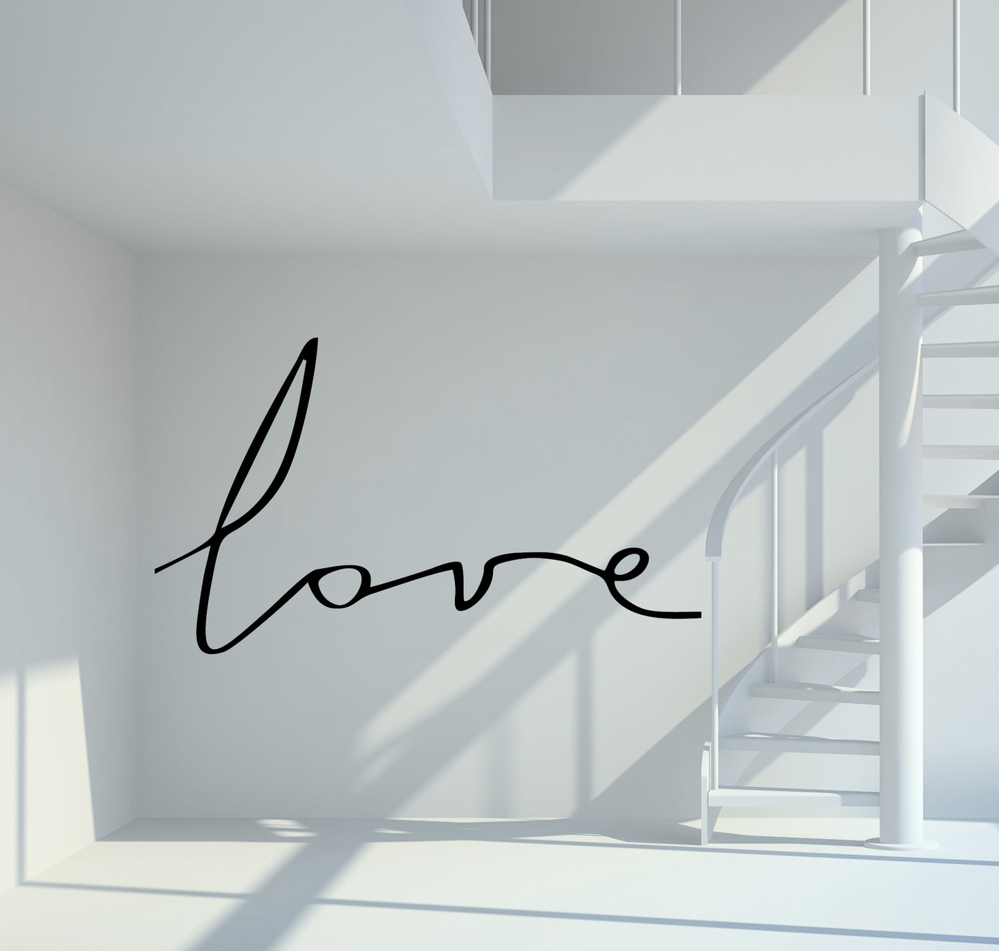 Wandtattoo Love Schriftzug