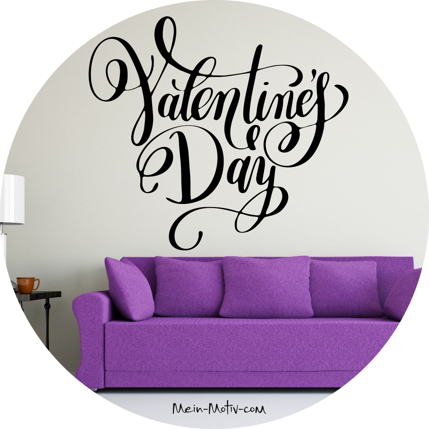 Wandtattoo Valentinstag