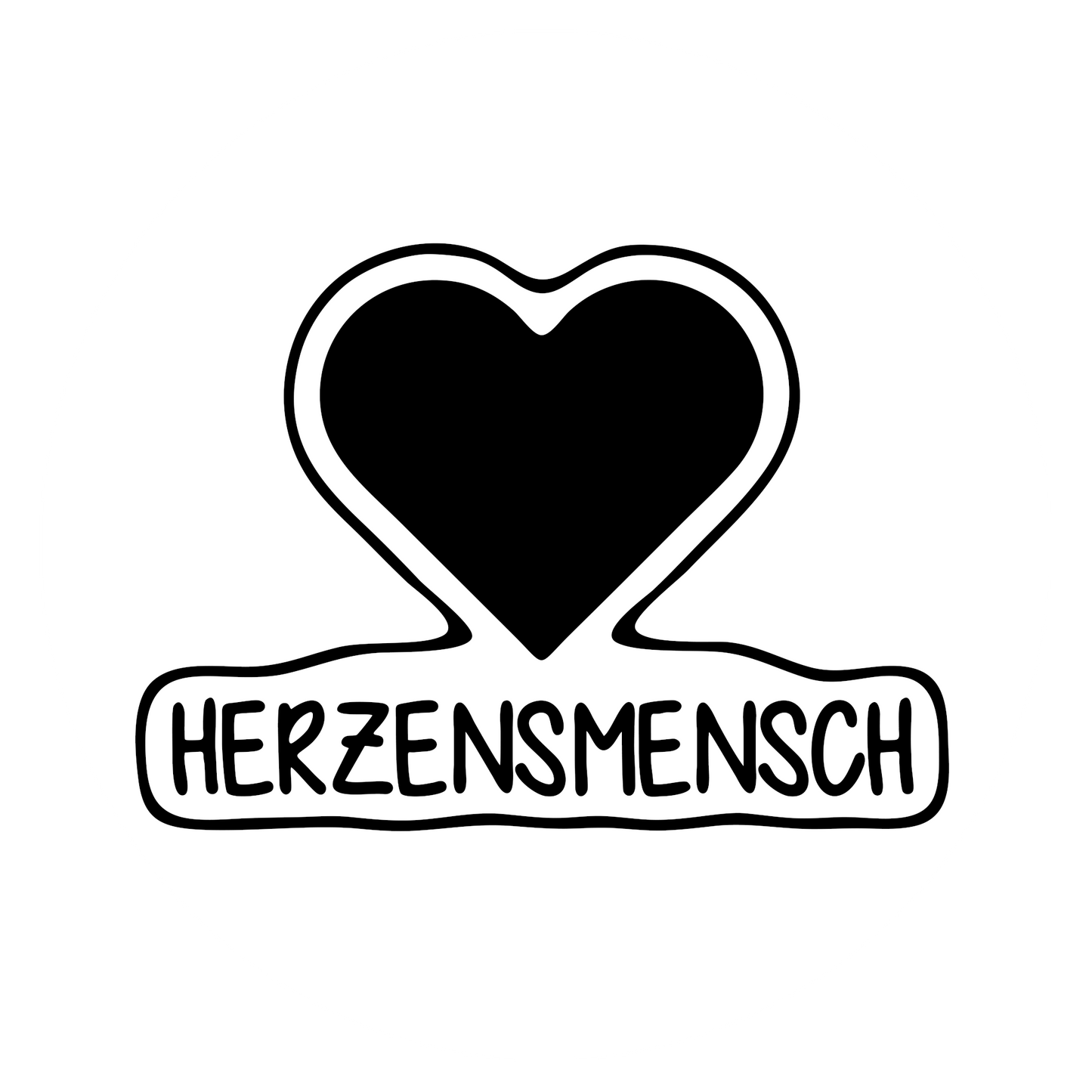 Autoaufkleber Herzensmensch - Lieblingsmensch