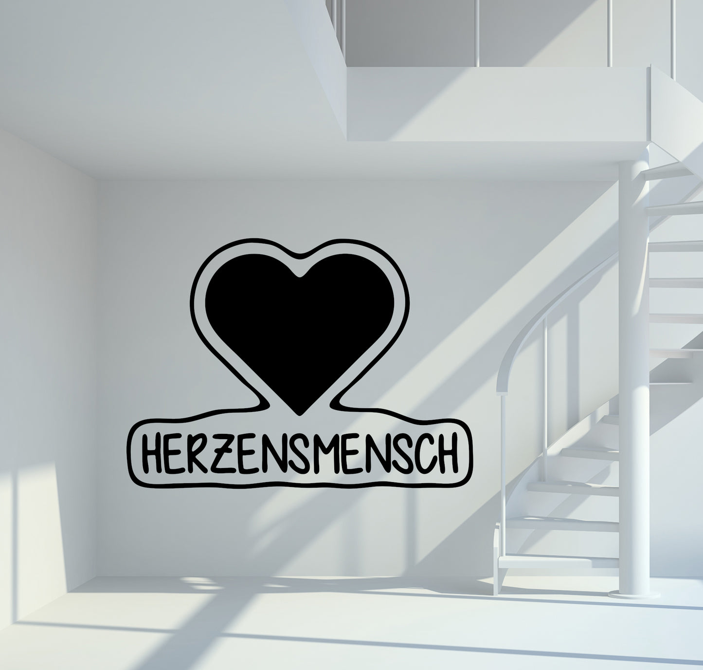 Wandtattoo Herzensmensch - Lieblingsmensch