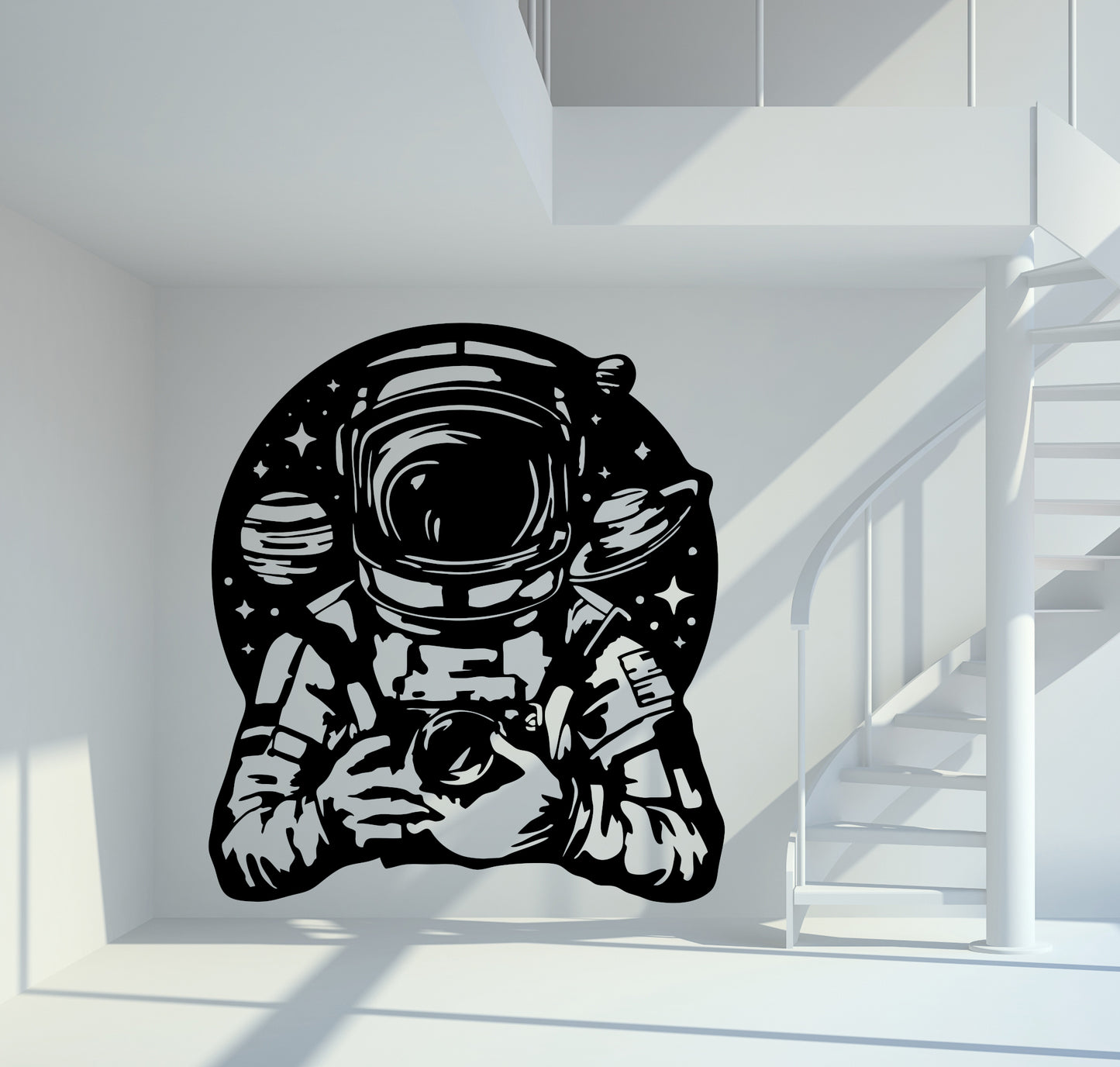 Wandtattoo Astronaut mit Kamera
