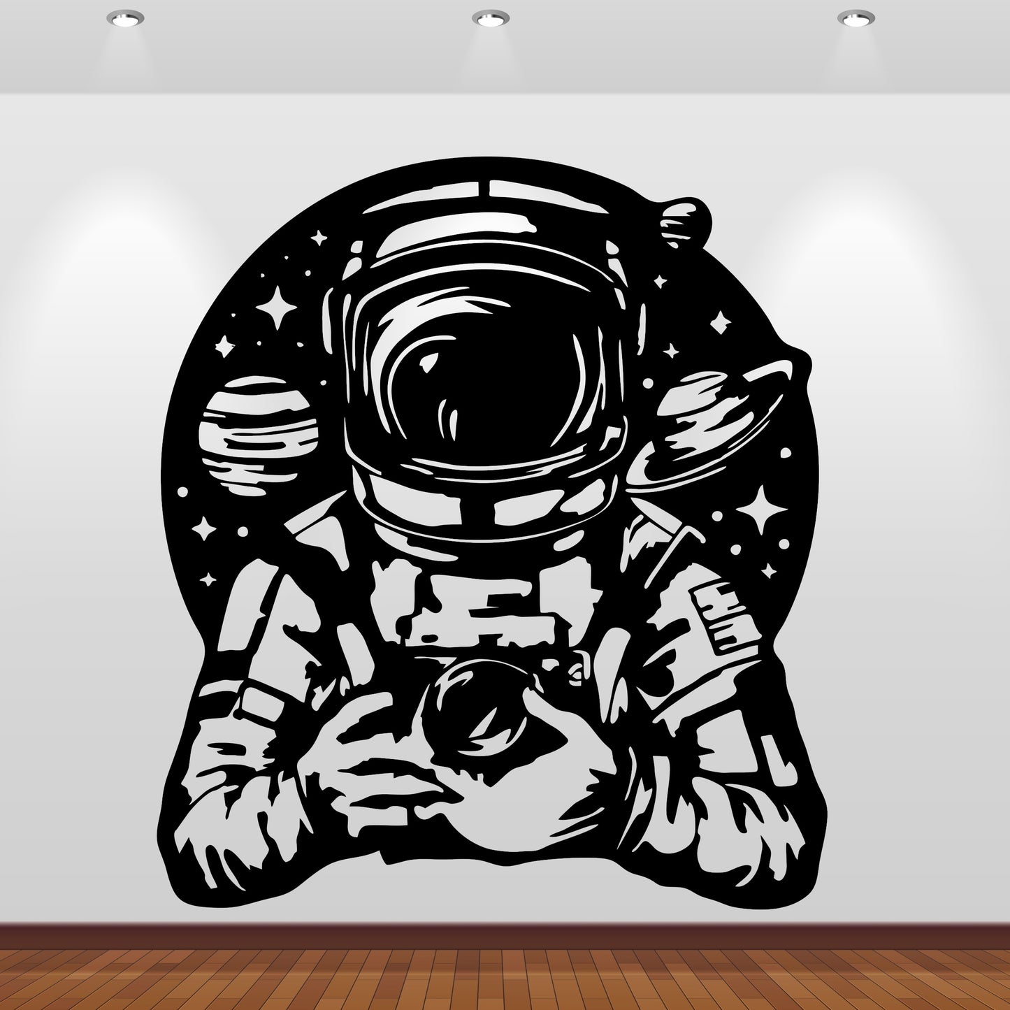 Wandtattoo Astronaut mit Kamera