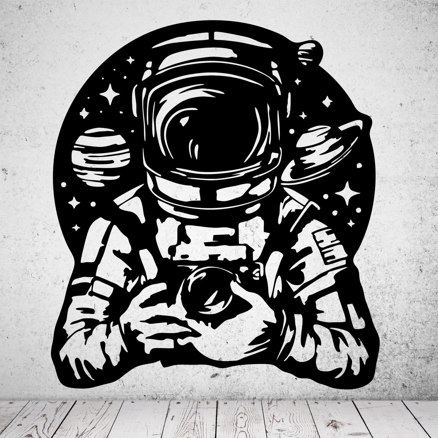 Wandtattoo Astronaut mit Kamera