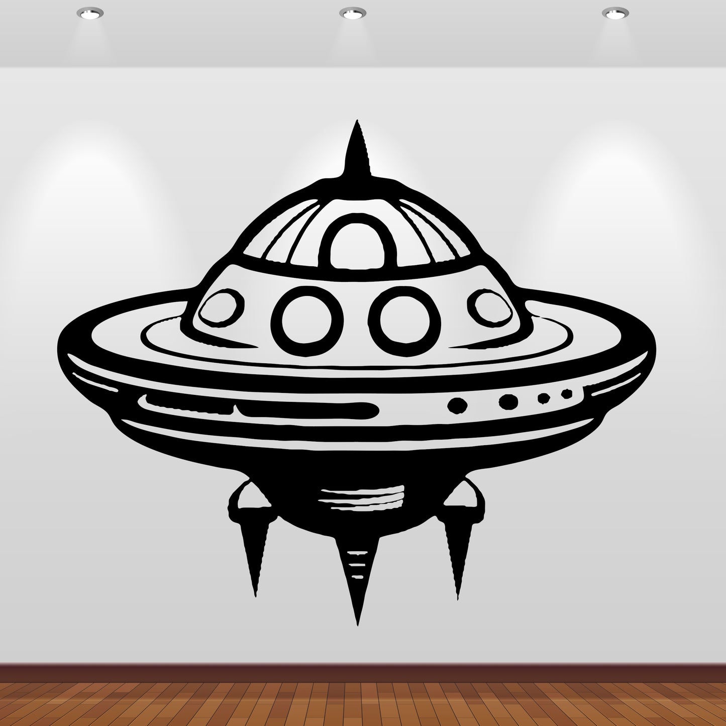Wandtattoo Raumschiff
