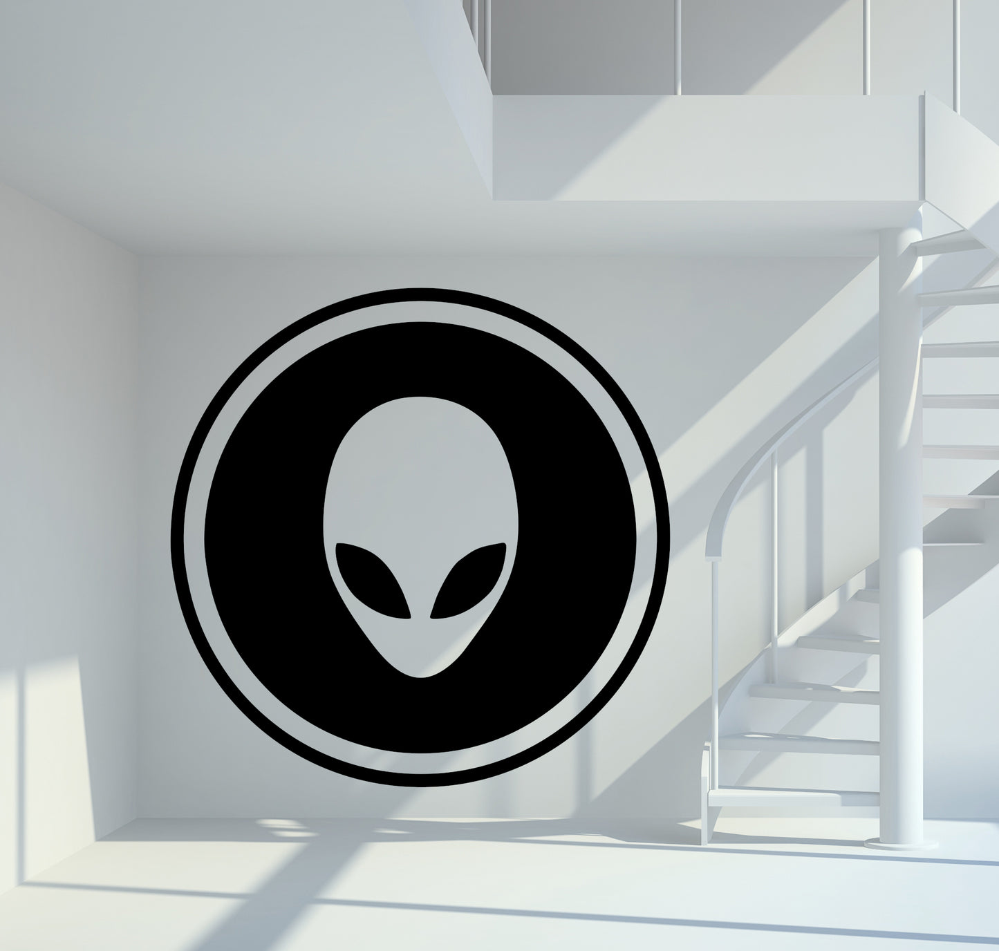 Wandtattoo Alien umkreist