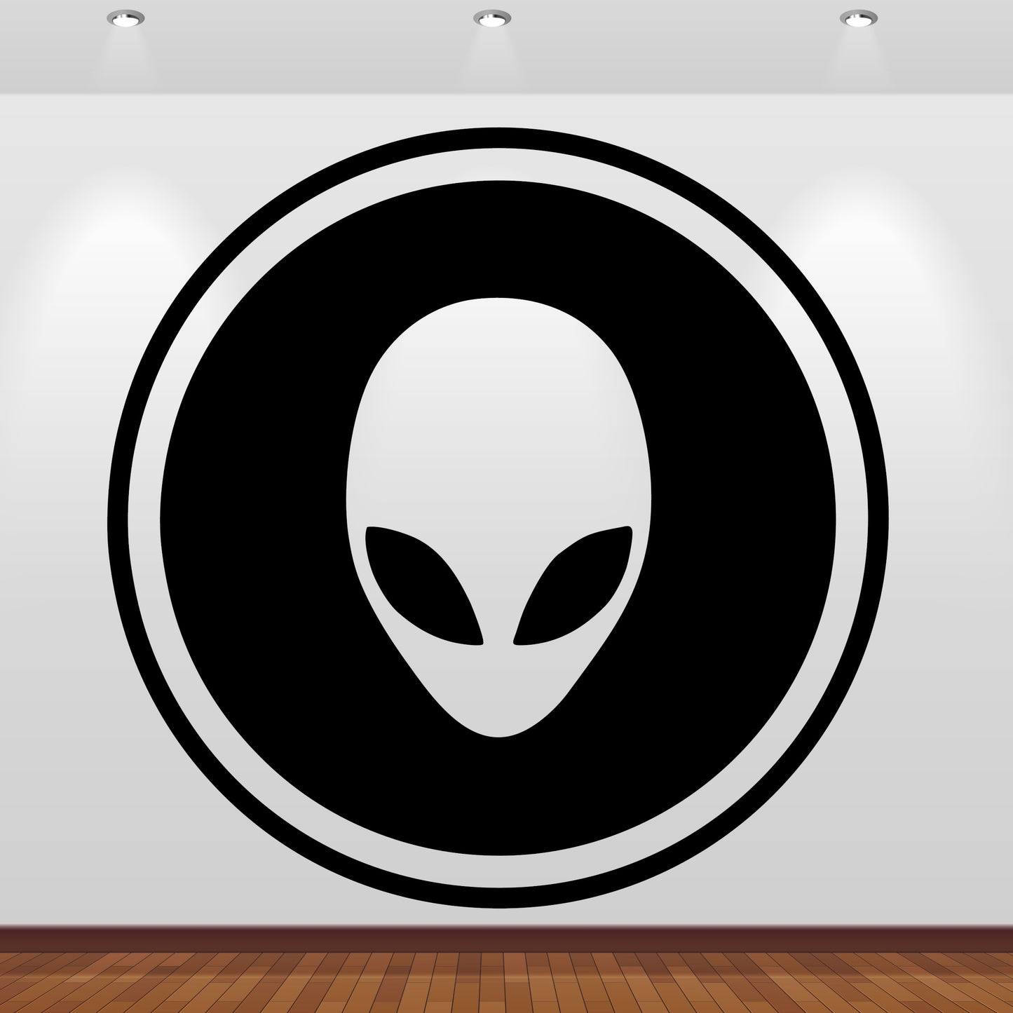 Wandtattoo Alien umkreist