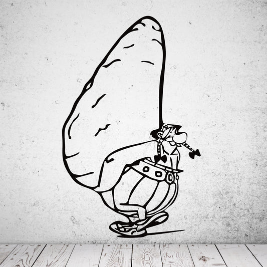 Wandtattoo Asterix und Obelix Hinkelstein