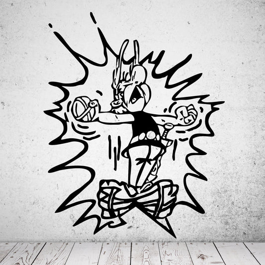 Wandtattoo Asterix und Obelix Zaubertrank