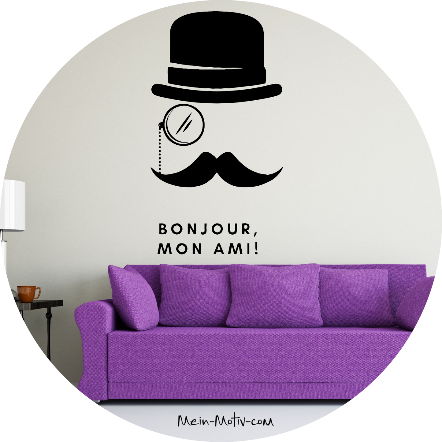 Wandtattoo Poirot Zitat