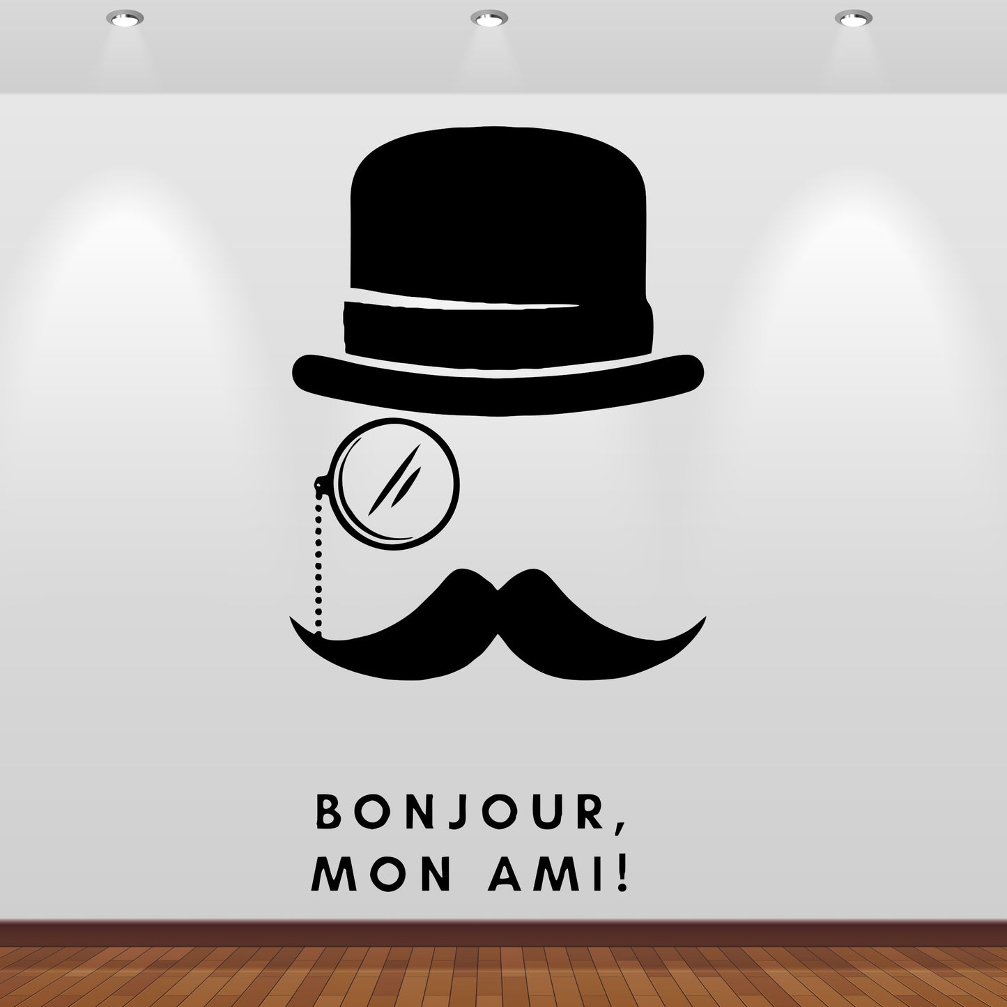 Wandtattoo Poirot Zitat
