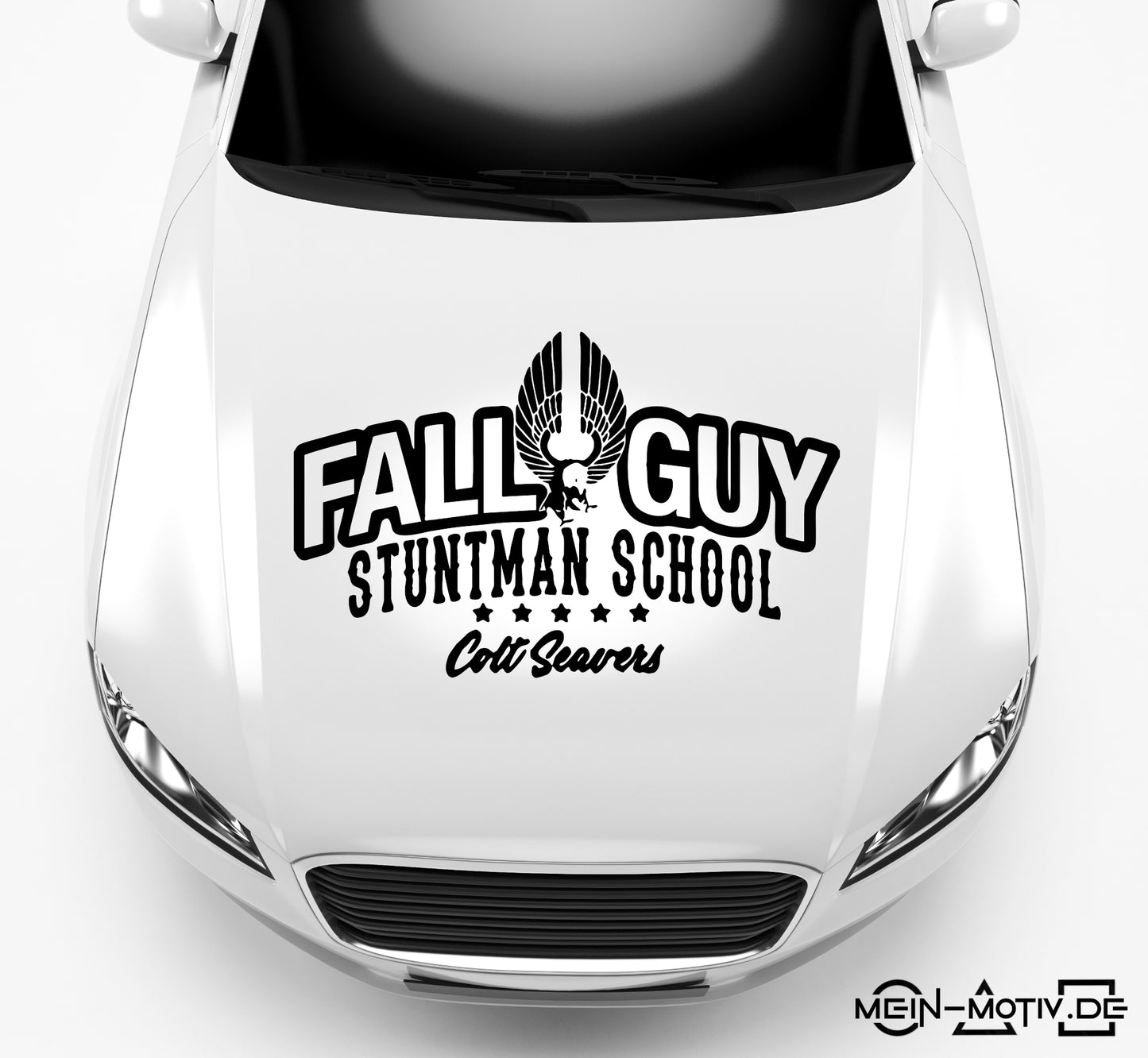 Aufkleber Colt Seavers - Stuntman School