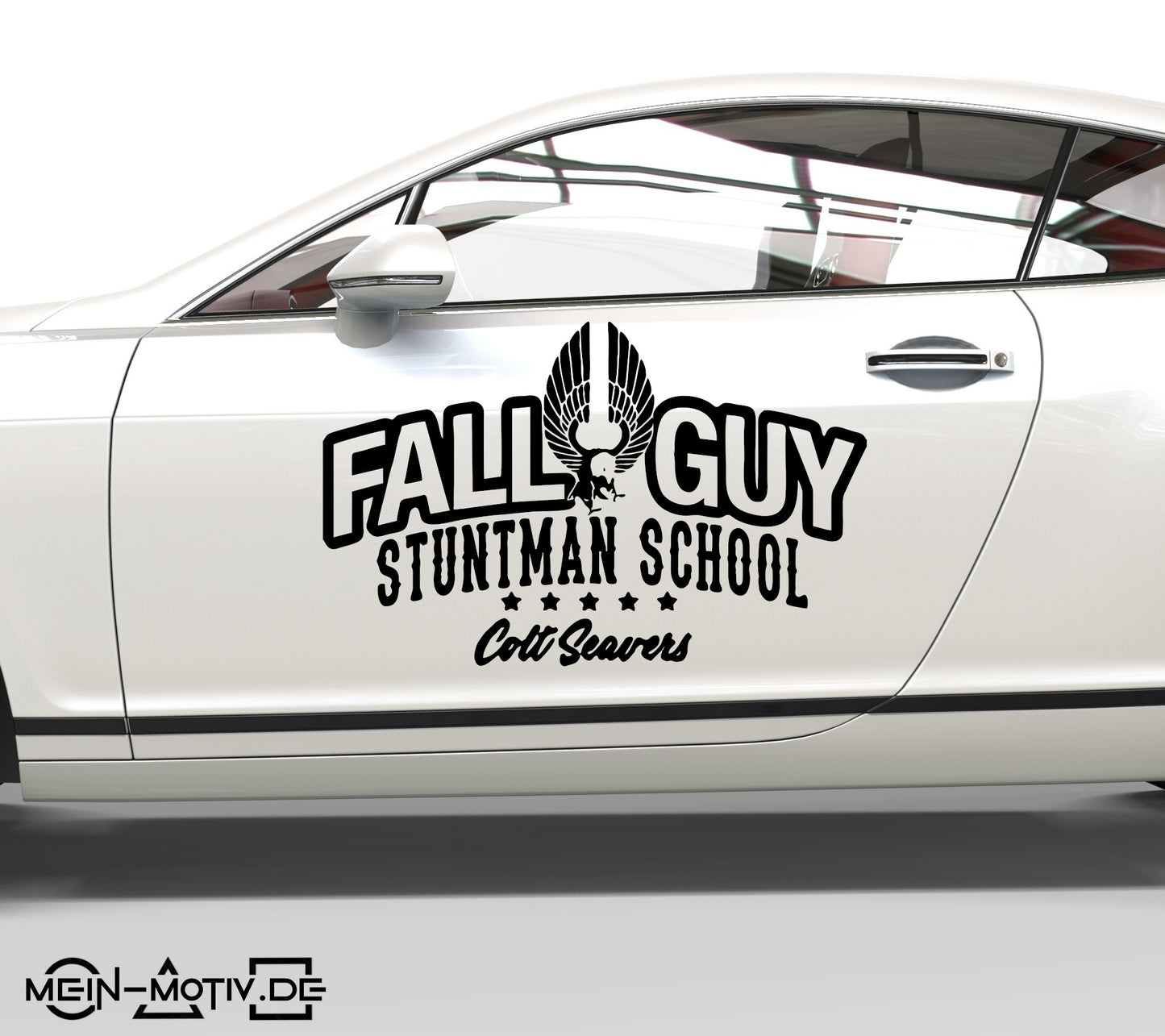 Aufkleber Colt Seavers - Stuntman School
