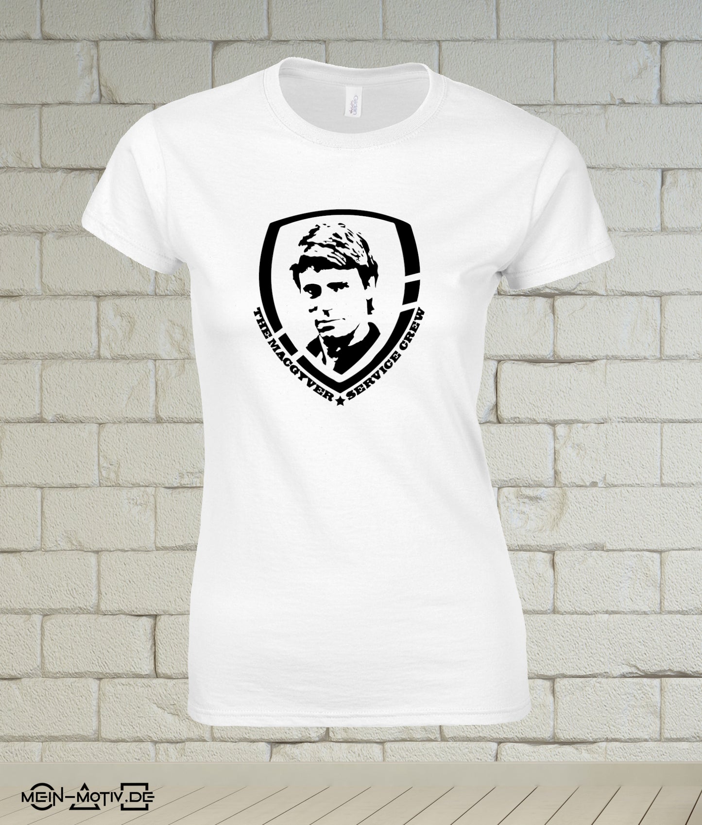Damen T-Shirt mit Motiv - Macgyver - Service Crew