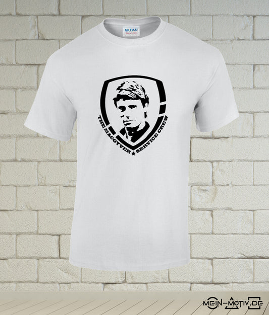 Herren T-Shirt mit Motiv - Macgyver - Service Crew