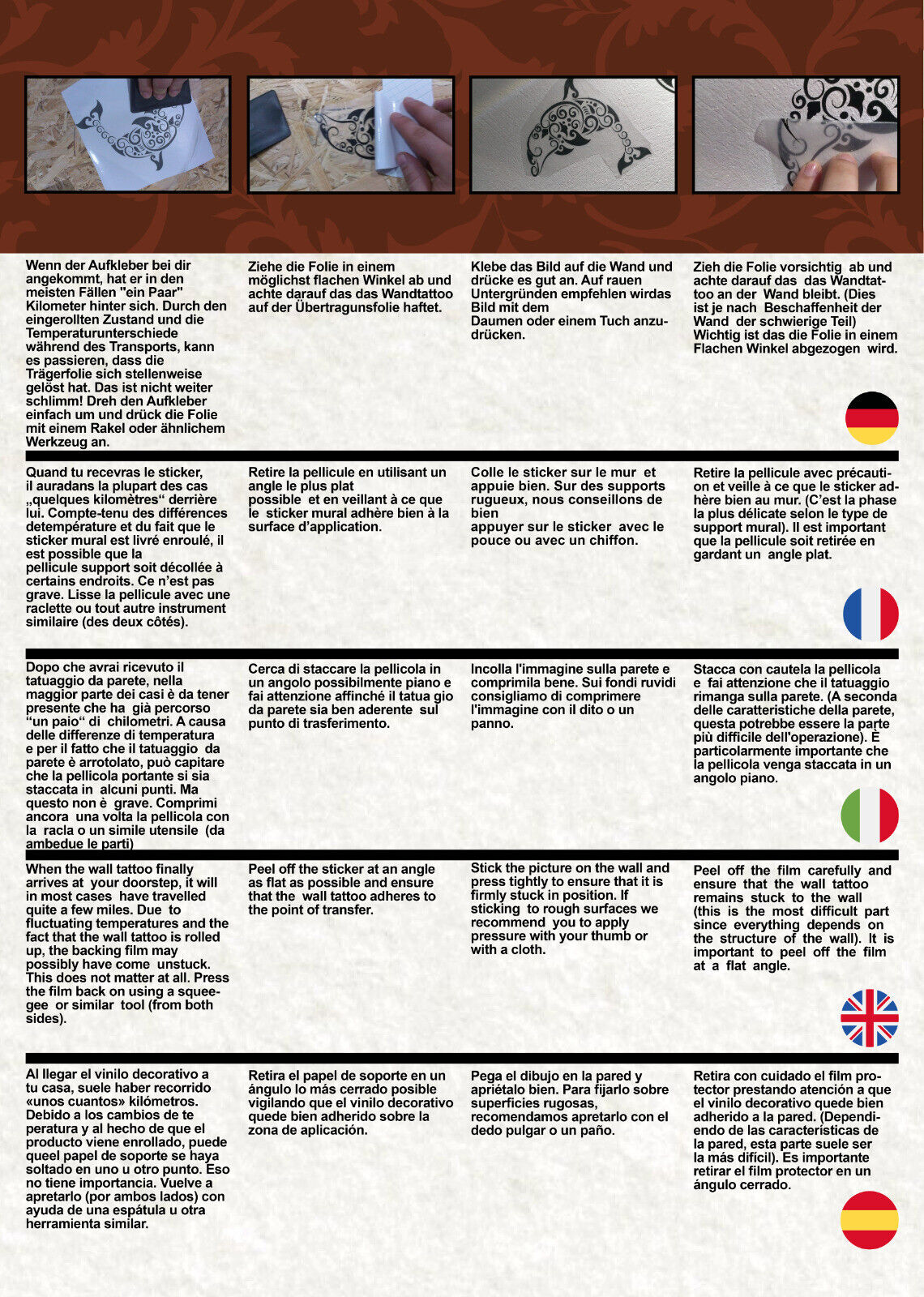 Wandtattoo Albert Einstein - Aufkleber für die Wand