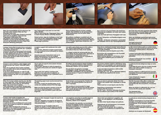 Wohnwagen und Wohnmobil Aufkleber - 1968 Dodge Charger